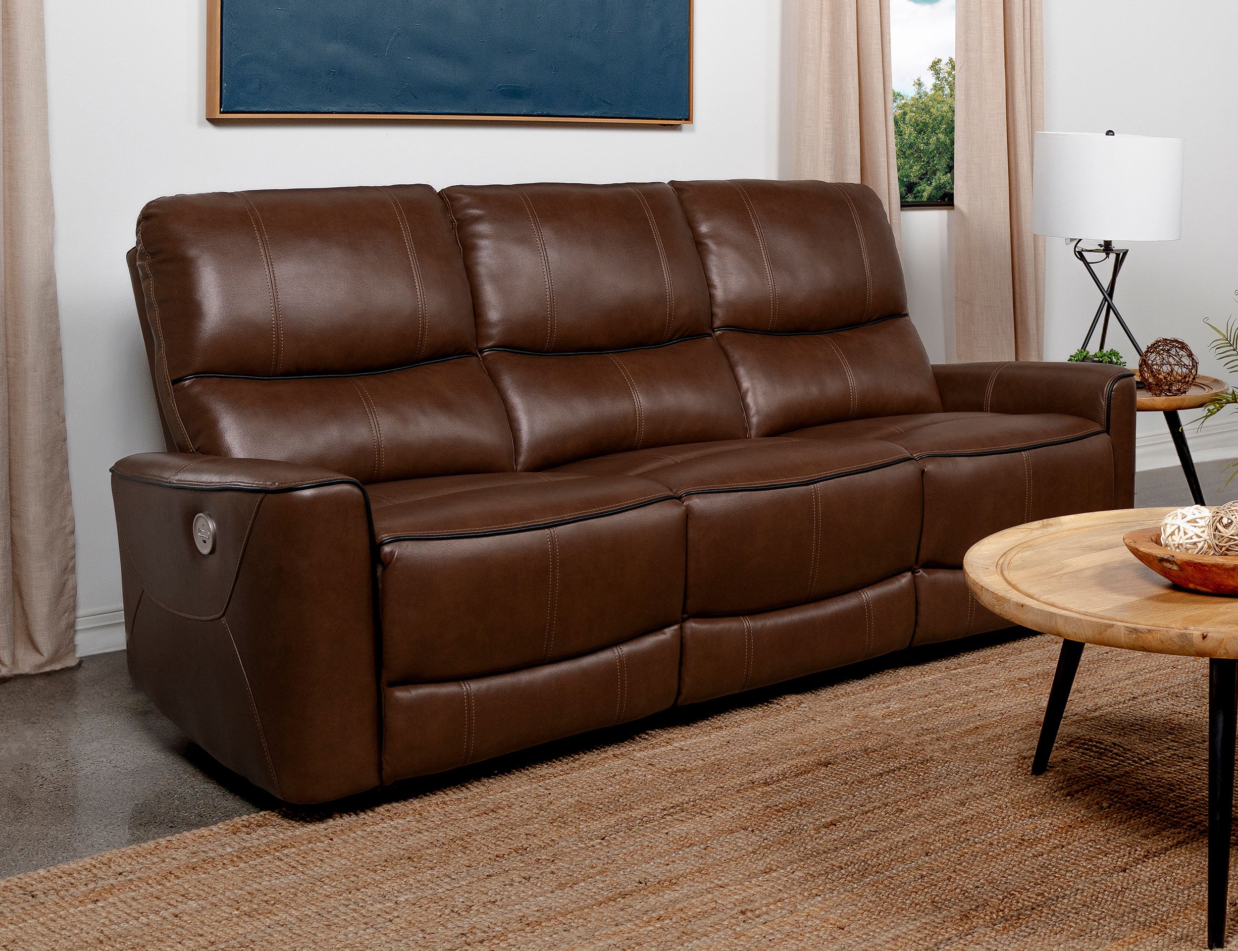 Greenfield Power Reclining Sofa - Romeo & Juliet Furniture (Warren,MI)