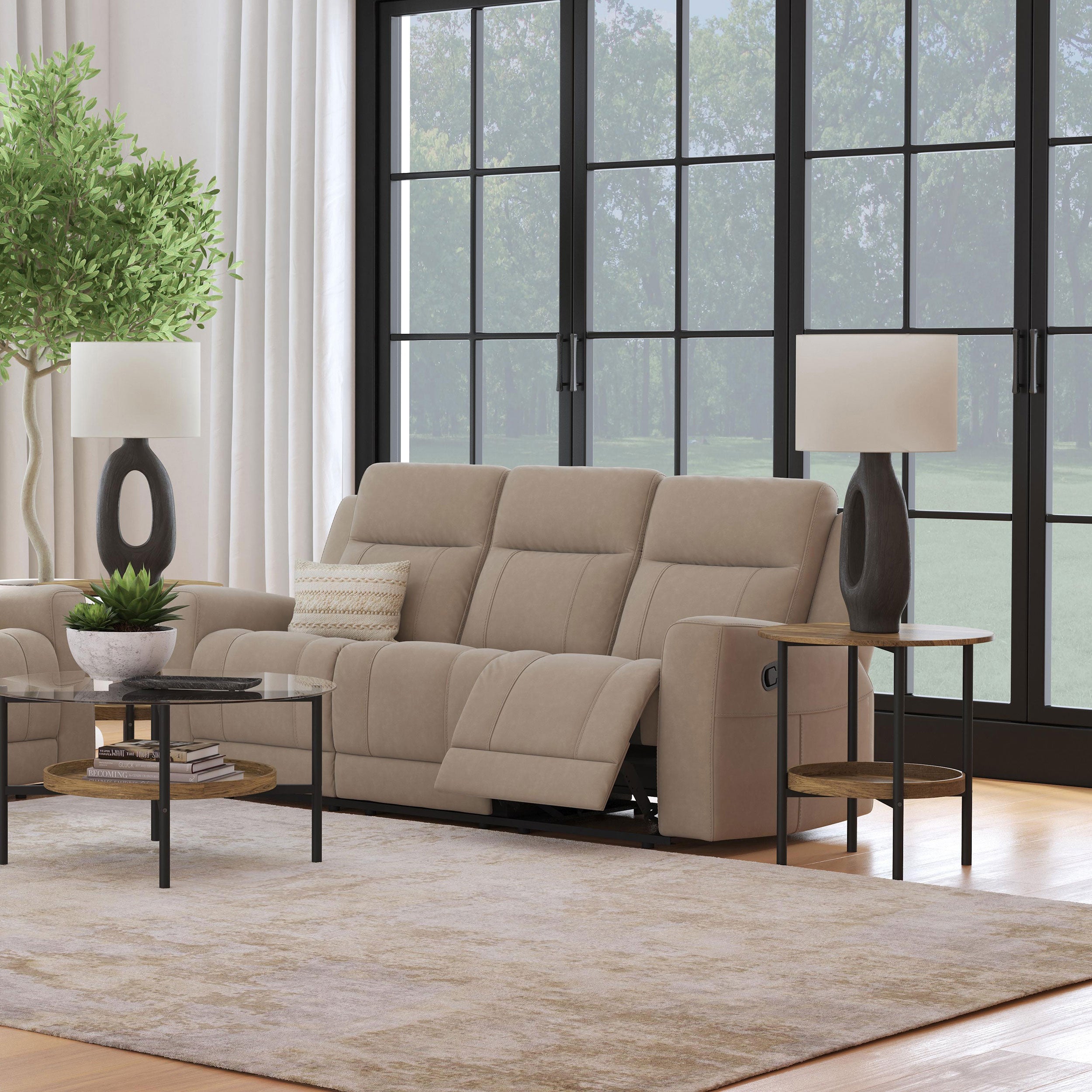 Brentwood Reclining Sofa - Romeo & Juliet Furniture (Warren,MI)