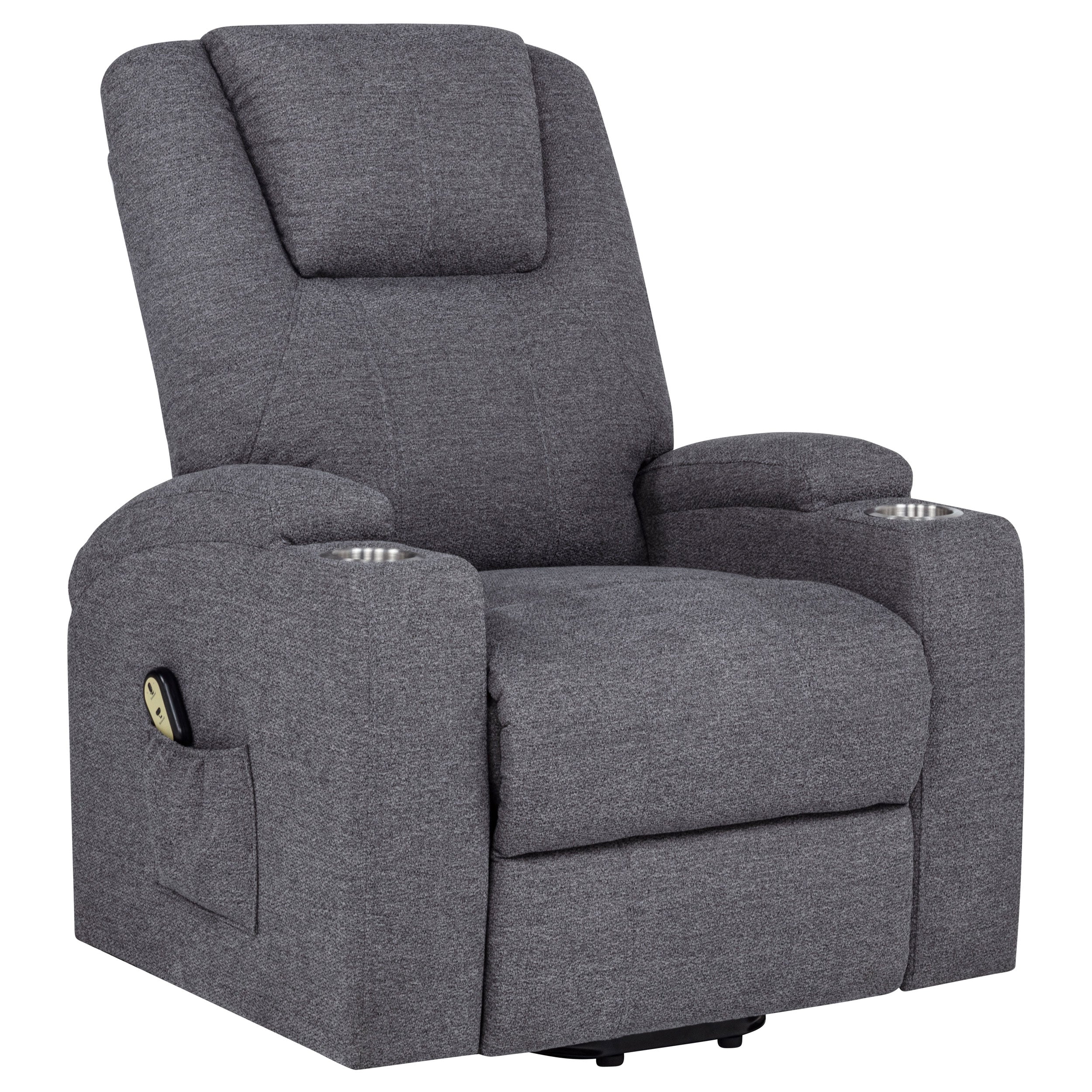 Louie Power Lift Massage Recliner - Romeo & Juliet Furniture (Warren,MI)