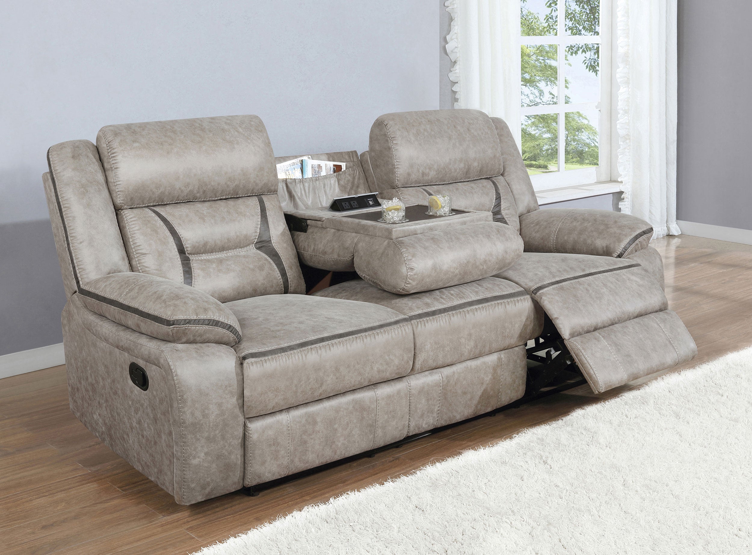 Greer Reclining Sofa - Romeo & Juliet Furniture (Warren,MI)