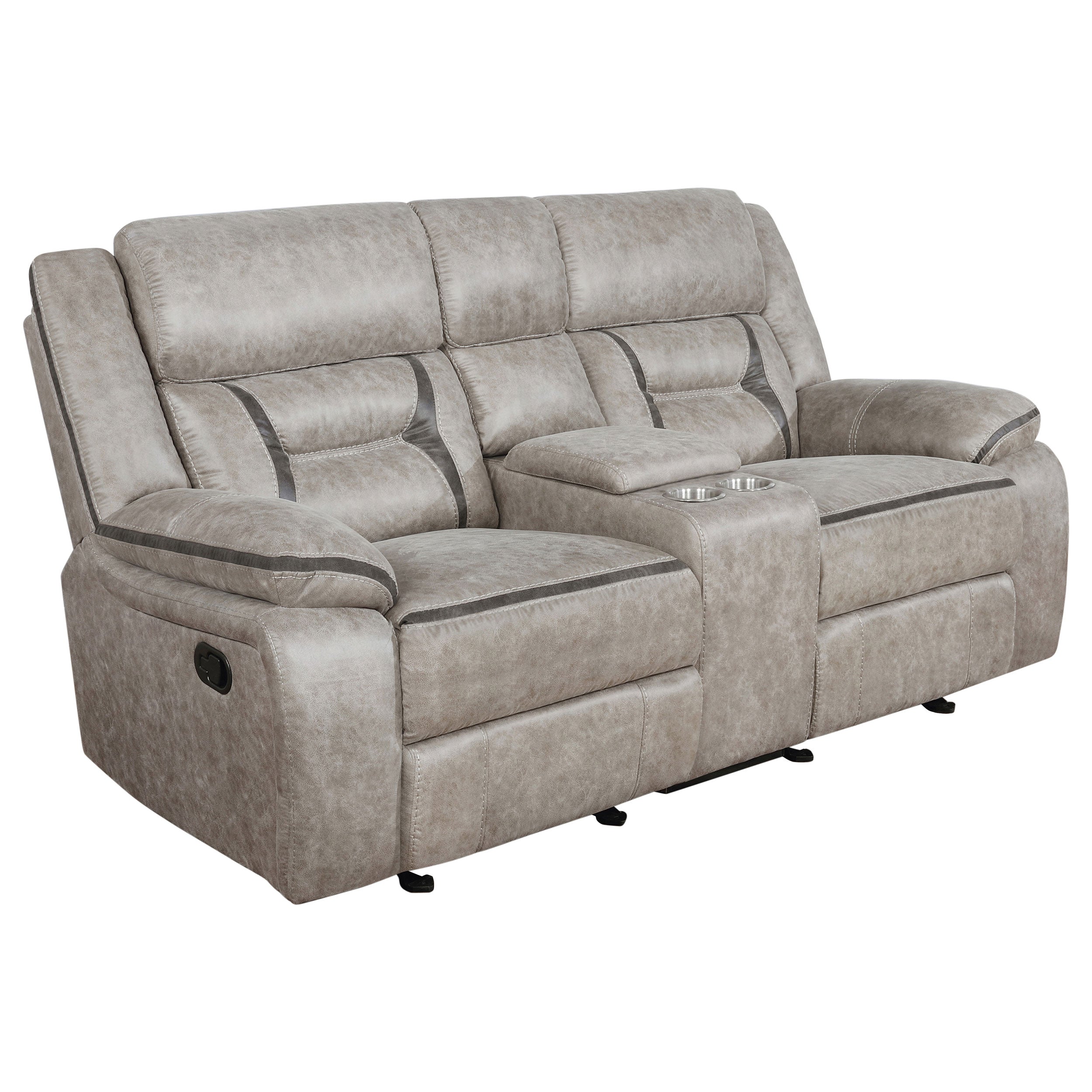 Greer Reclining Glider Loveseat - Romeo & Juliet Furniture (Warren,MI)