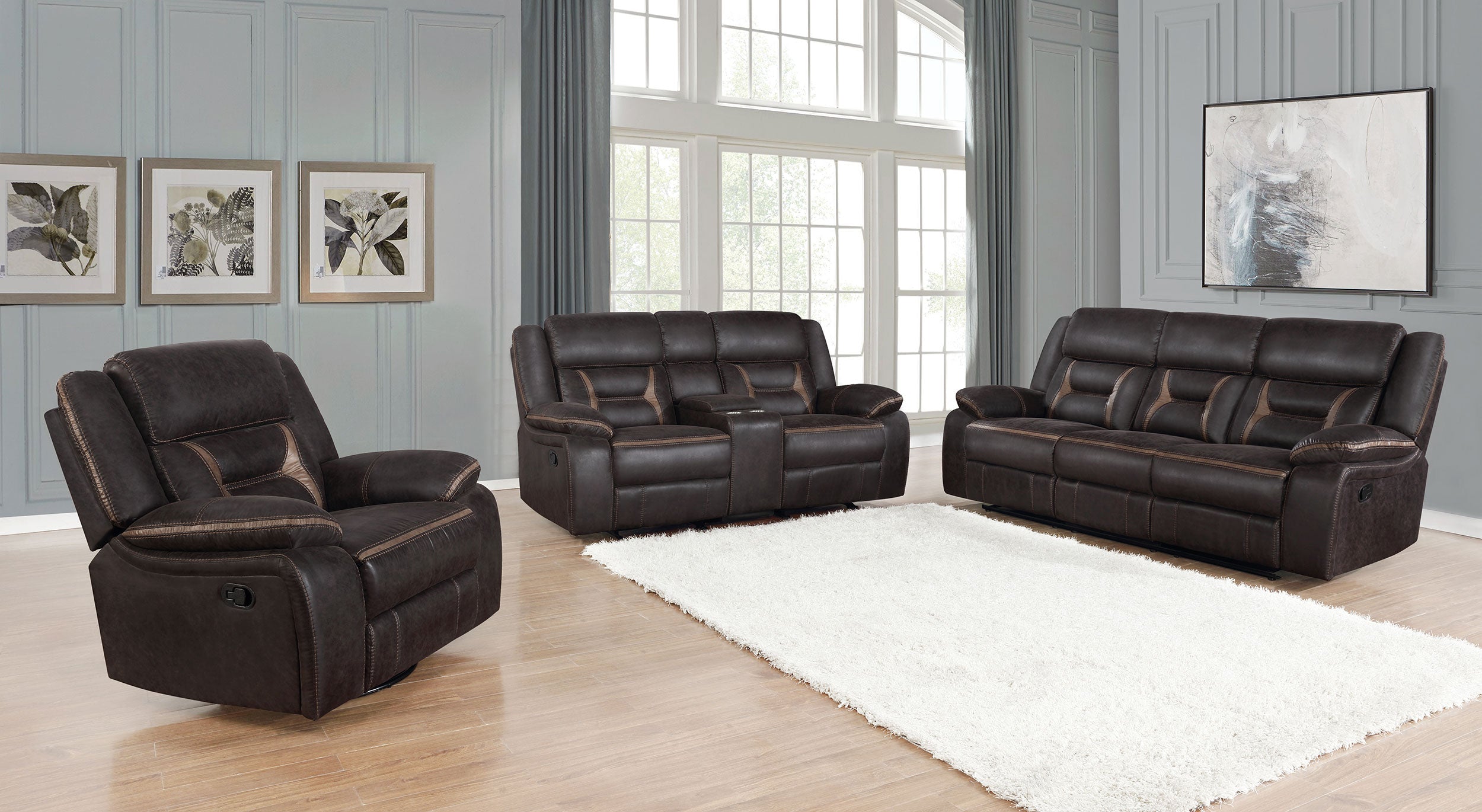 Greer Reclining Sofa Set