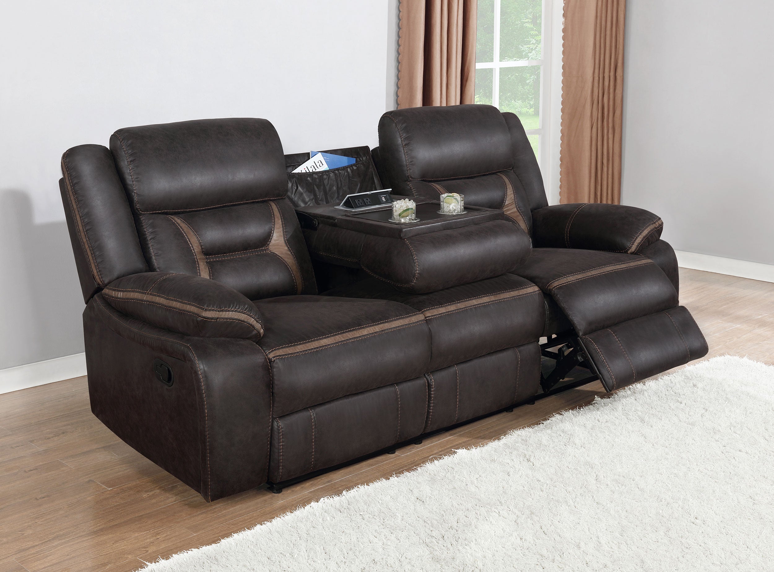 Greer Reclining Sofa - Romeo & Juliet Furniture (Warren,MI)