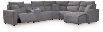 Modmax Power Reclining Sectional with Chaise - Romeo & Juliet Furniture (Warren,MI)