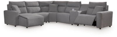 Modmax Power Reclining Sectional with Chaise - Romeo & Juliet Furniture (Warren,MI)