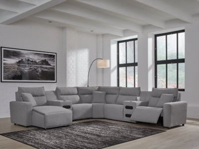 Modmax Power Reclining Sectional with Chaise - Romeo & Juliet Furniture (Warren,MI)