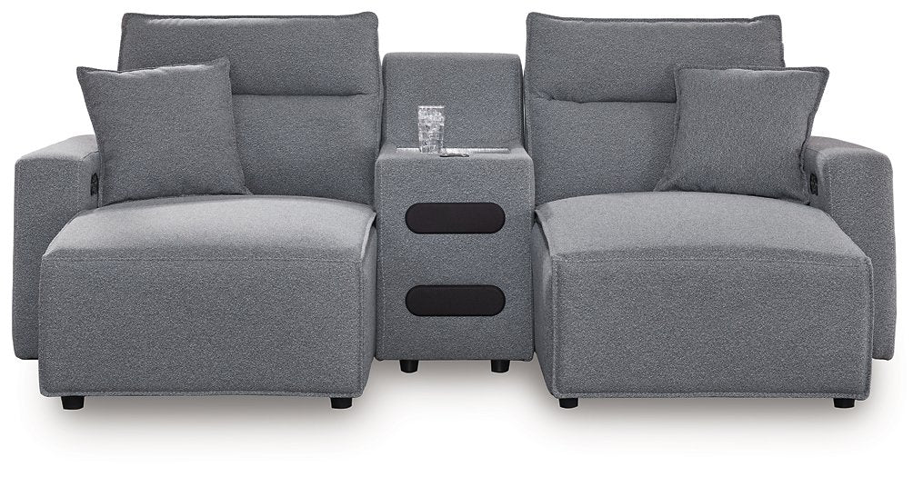 Modmax Power Reclining Sectional with Chaise - Romeo & Juliet Furniture (Warren,MI)