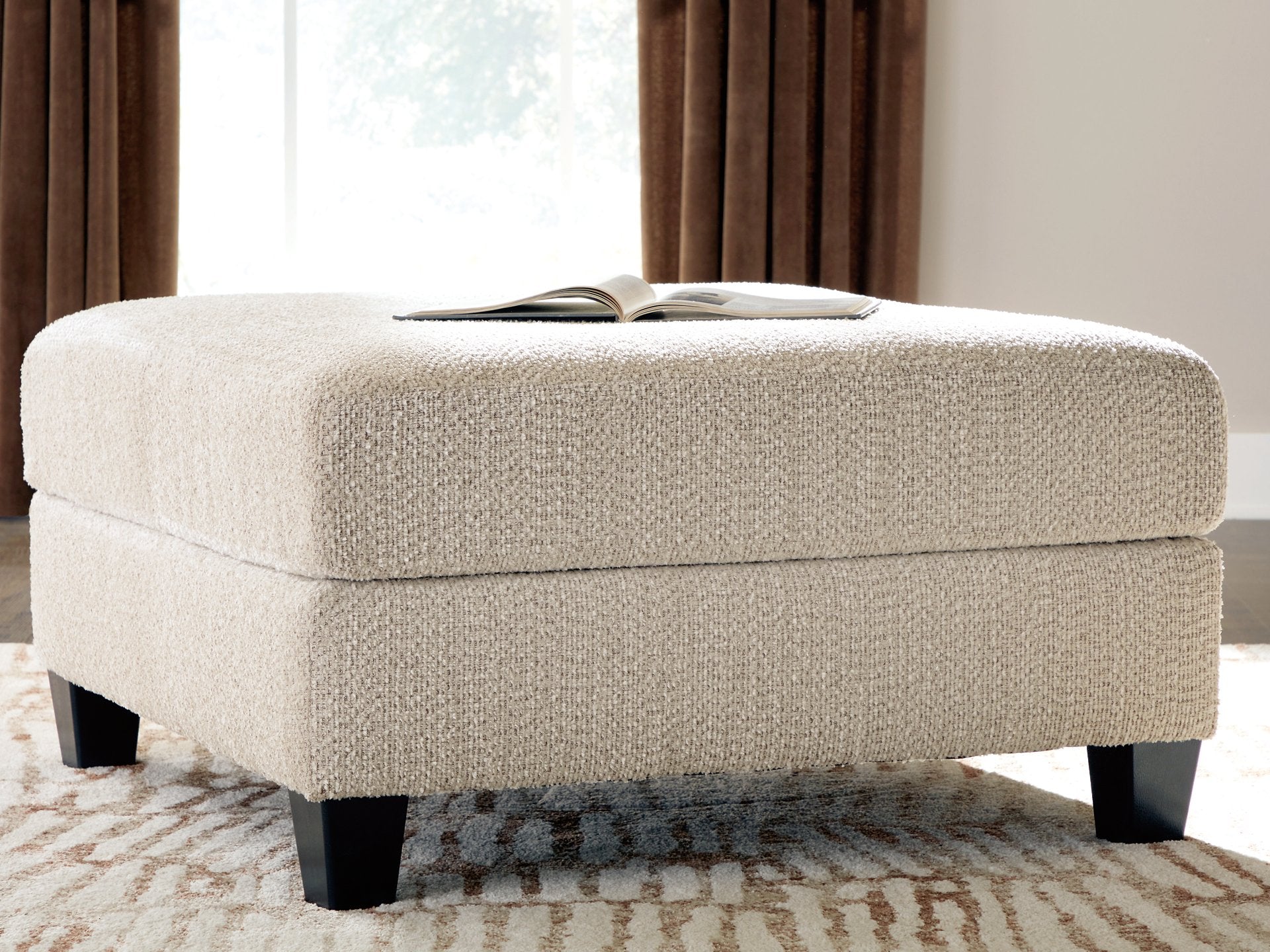 Steelwater Retreat Oversized Accent Ottoman - Romeo & Juliet Furniture (Warren,MI)