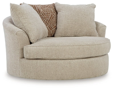 Steelwater Retreat Oversized Swivel Accent Chair - Romeo & Juliet Furniture (Warren,MI)