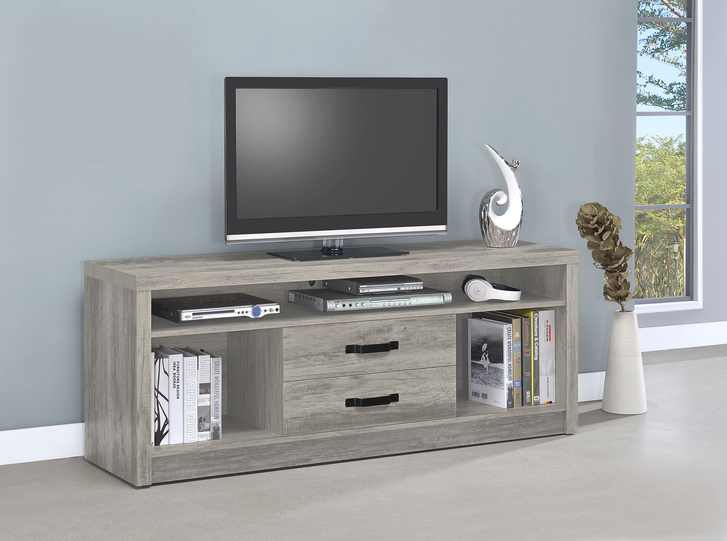 Burke TV Stand - Romeo & Juliet Furniture (Warren,MI)