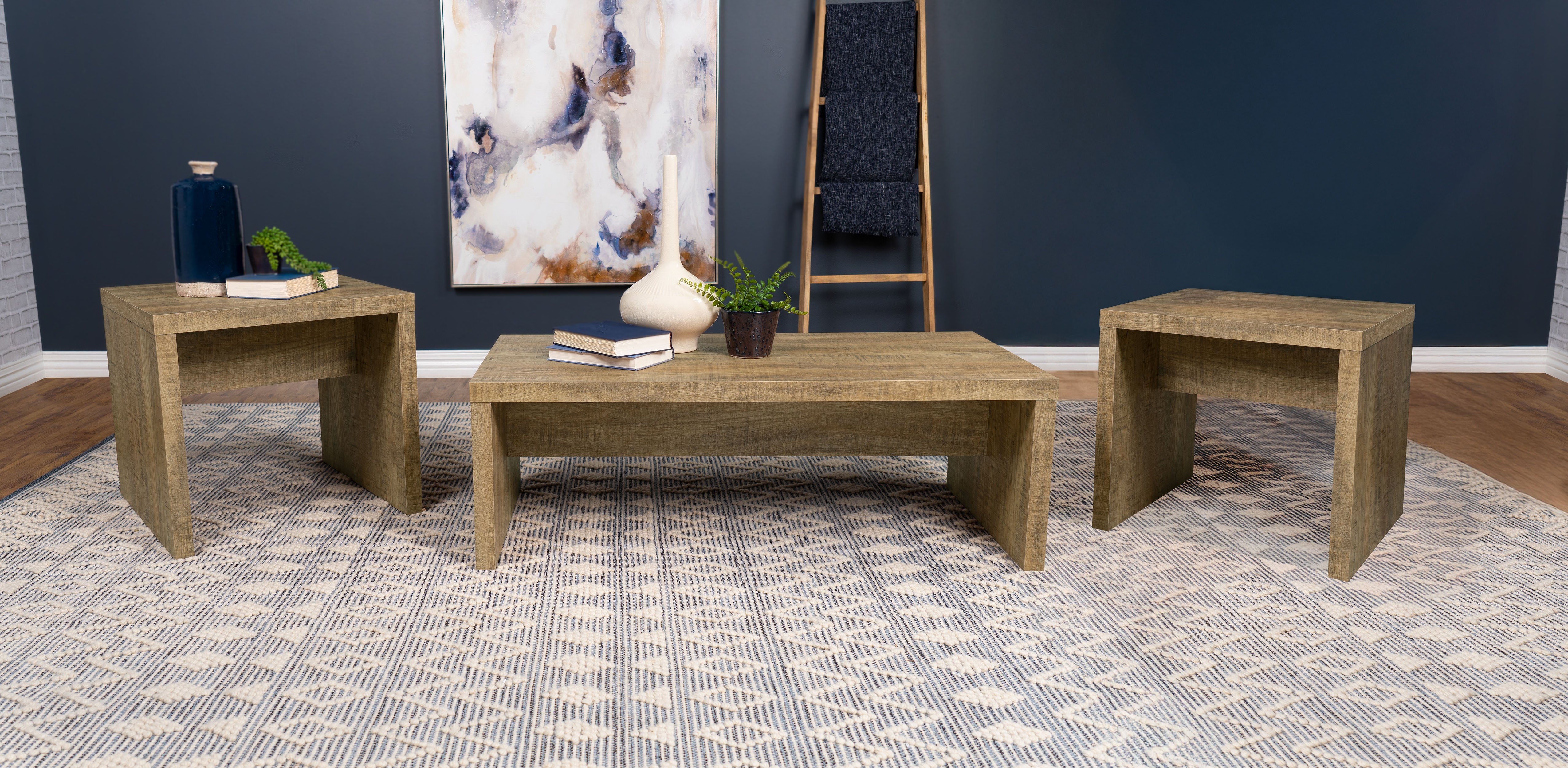 Lynette Coffee Table Set - Romeo & Juliet Furniture (Warren,MI)