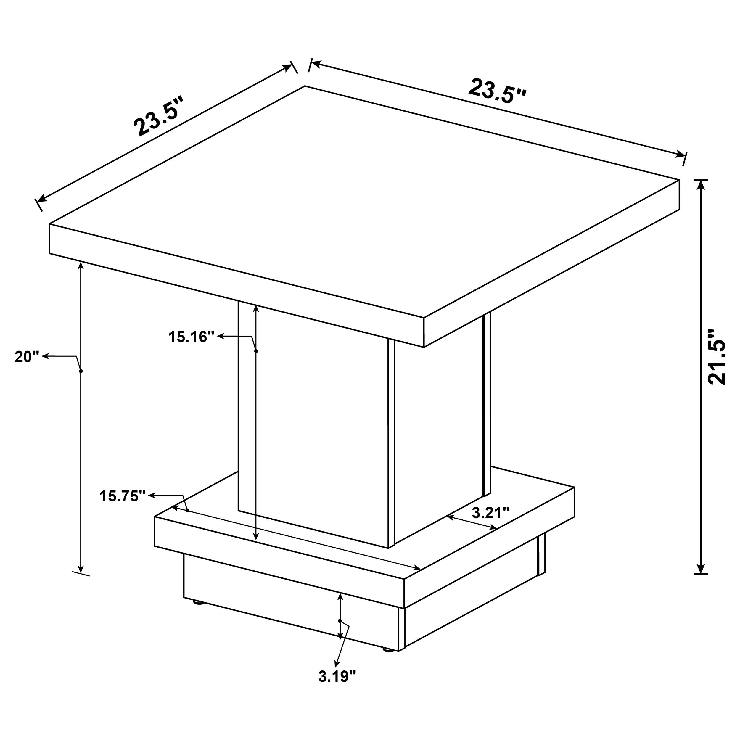 Reston Coffee Table Set