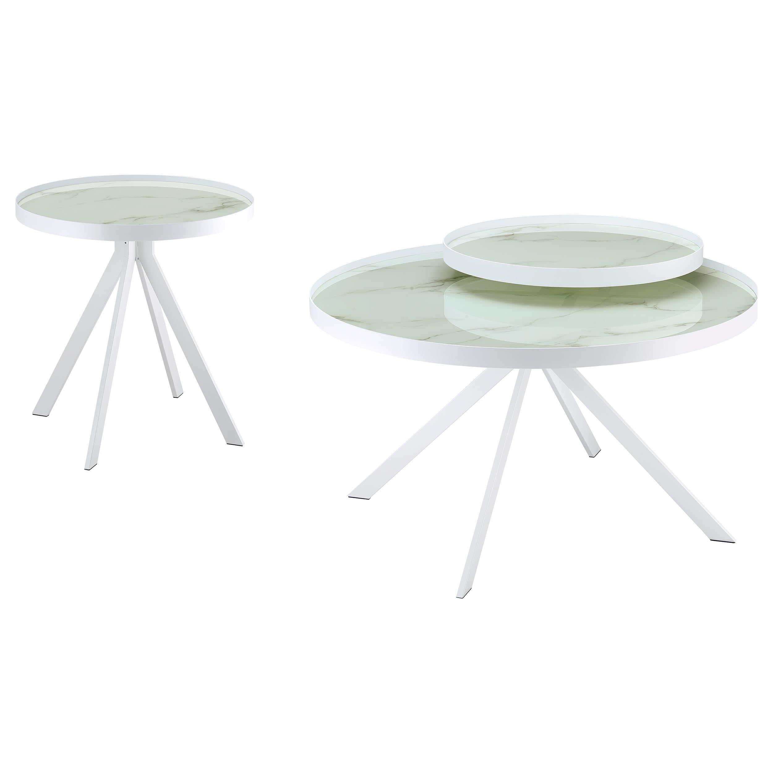 Briggs Coffee Table Set - Romeo & Juliet Furniture (Warren,MI)
