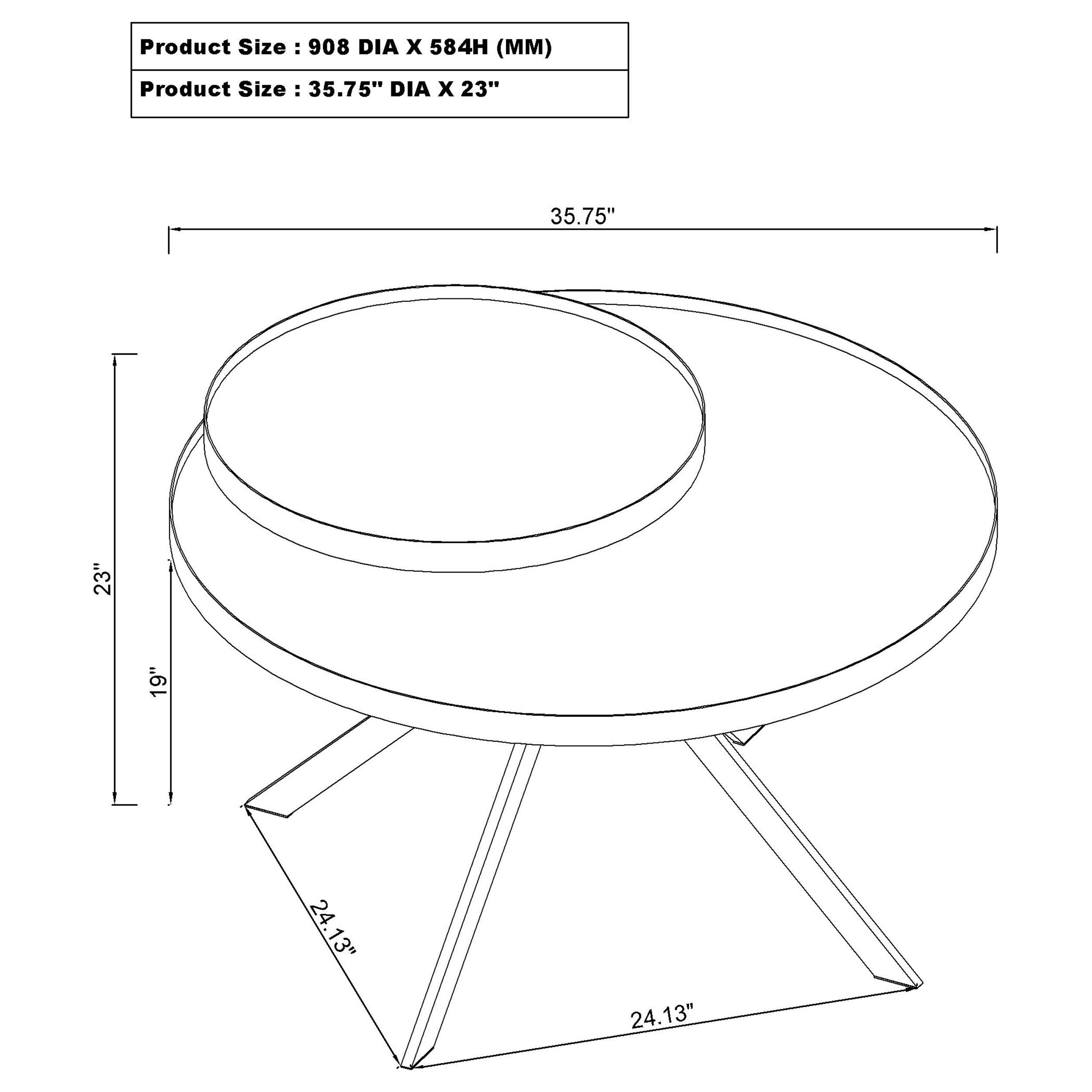 Briggs Coffee Table - Romeo & Juliet Furniture (Warren,MI)