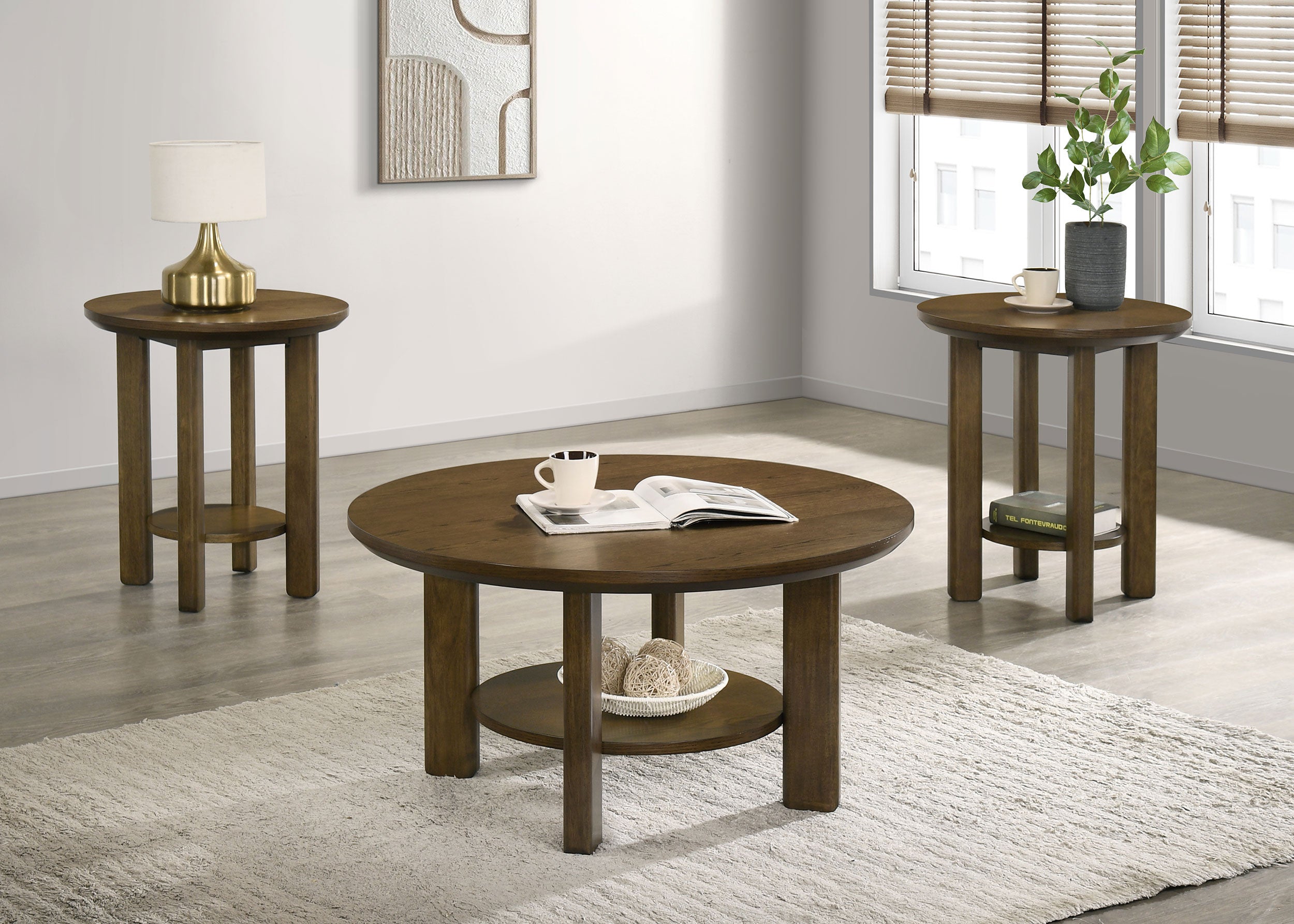 Ottowa Coffee Table Set - Romeo & Juliet Furniture (Warren,MI)