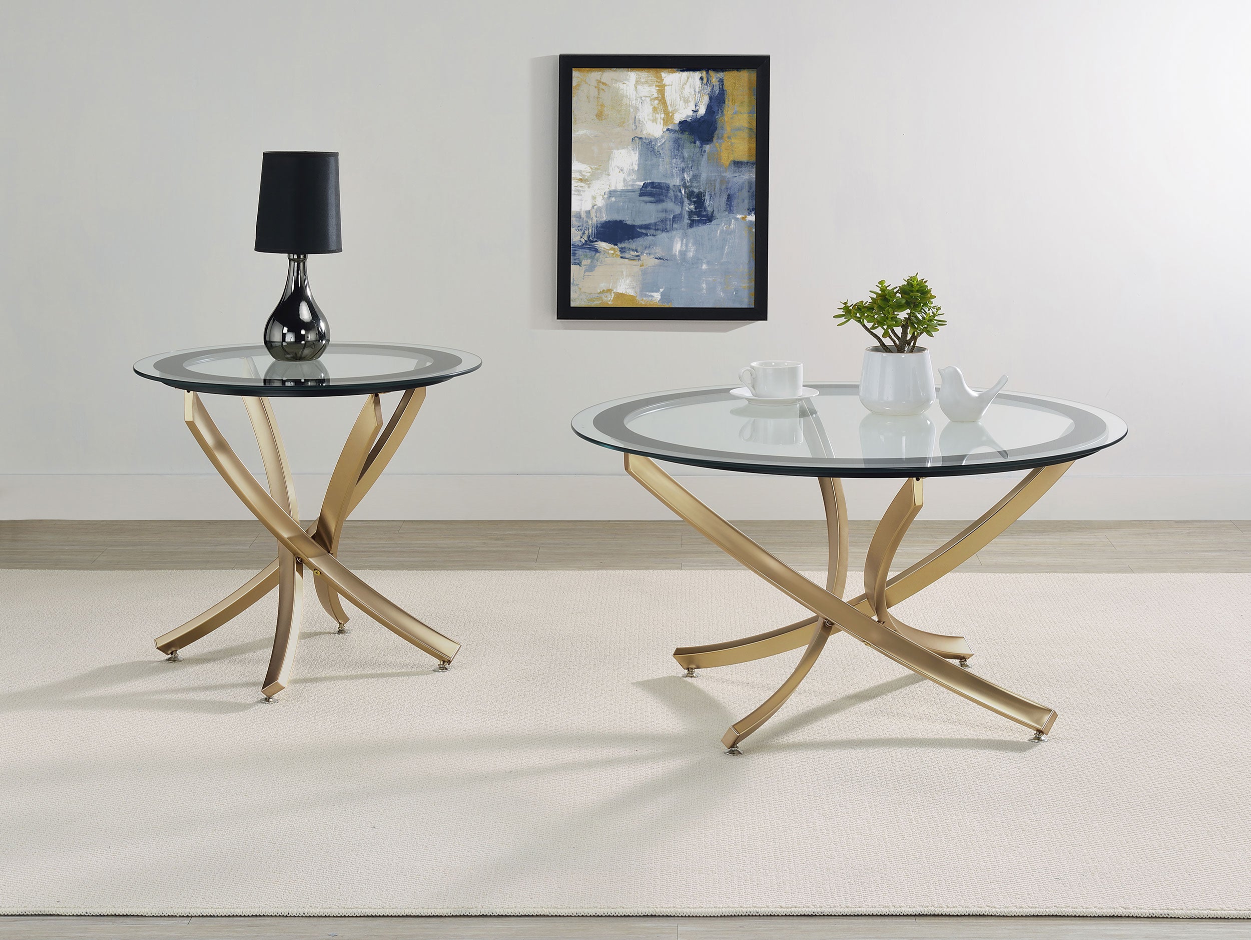 Brooke Coffee Table Set - Romeo & Juliet Furniture (Warren,MI)