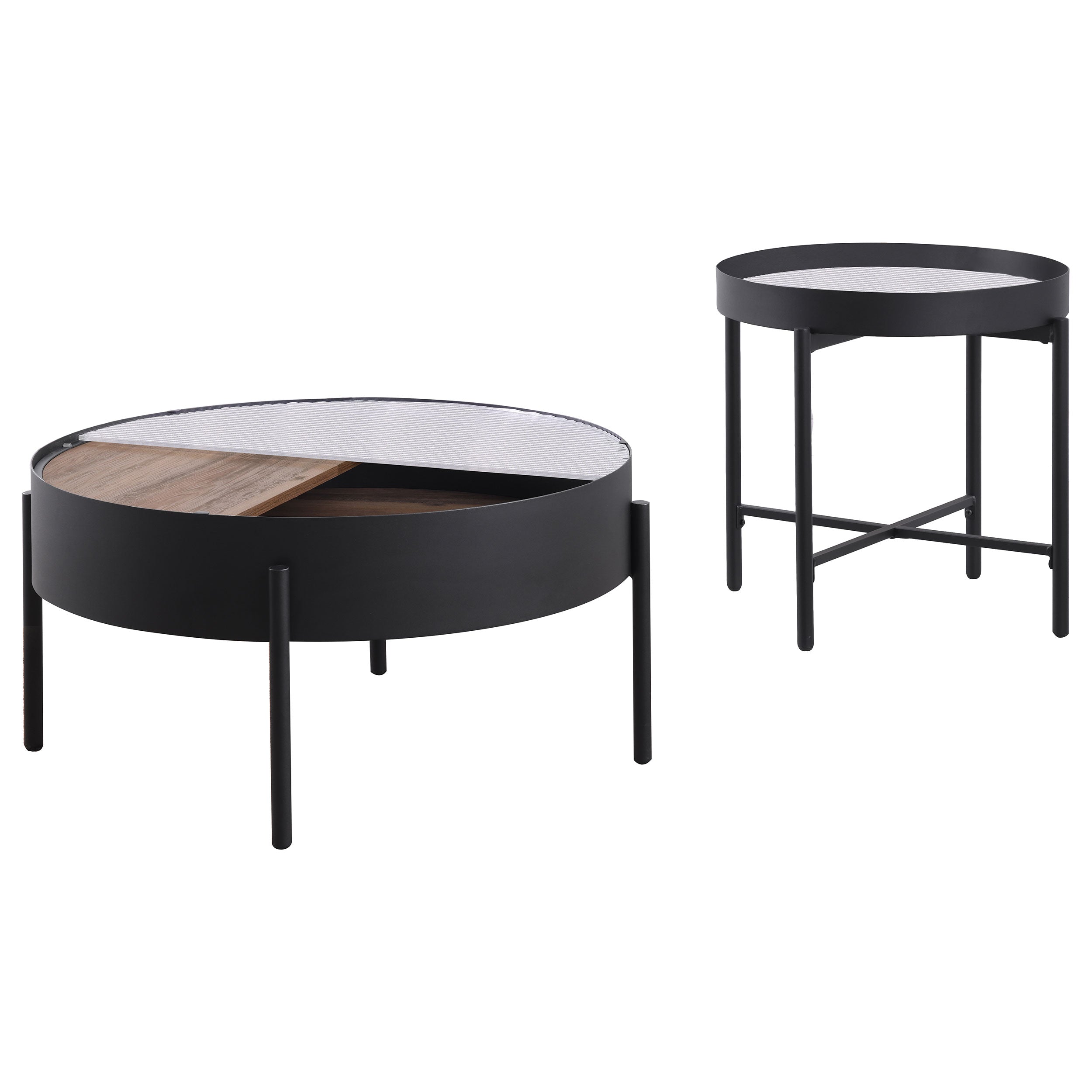 Ozella Coffee Table Set - Romeo & Juliet Furniture (Warren,MI)