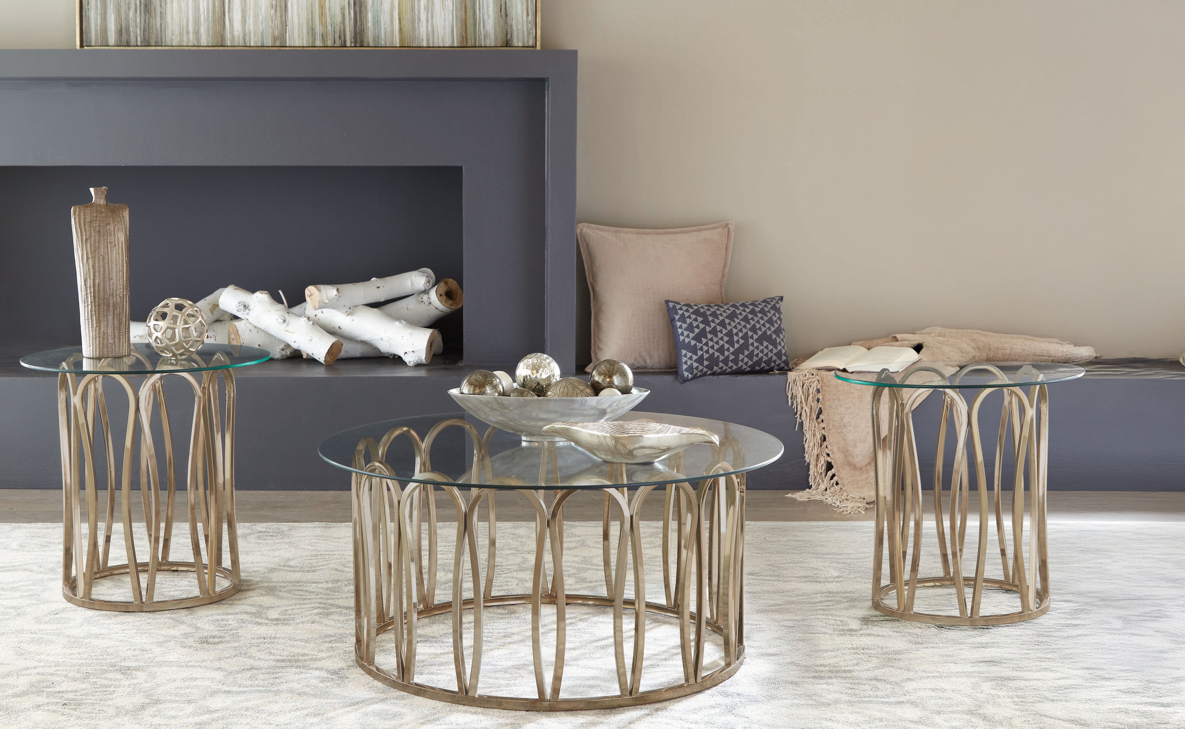 Monett Coffee Table Set