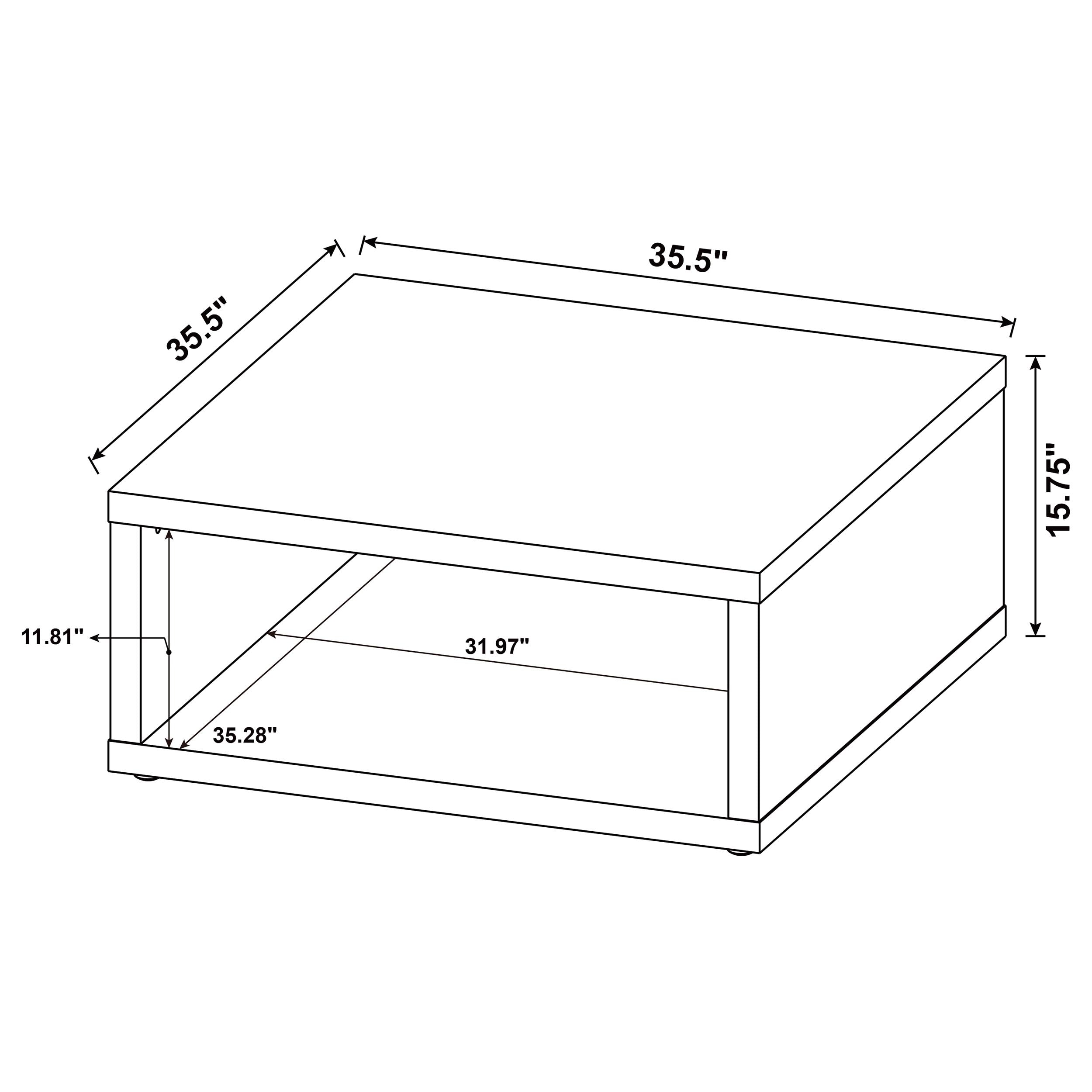 Frisco Coffee Table - Romeo & Juliet Furniture (Warren,MI)
