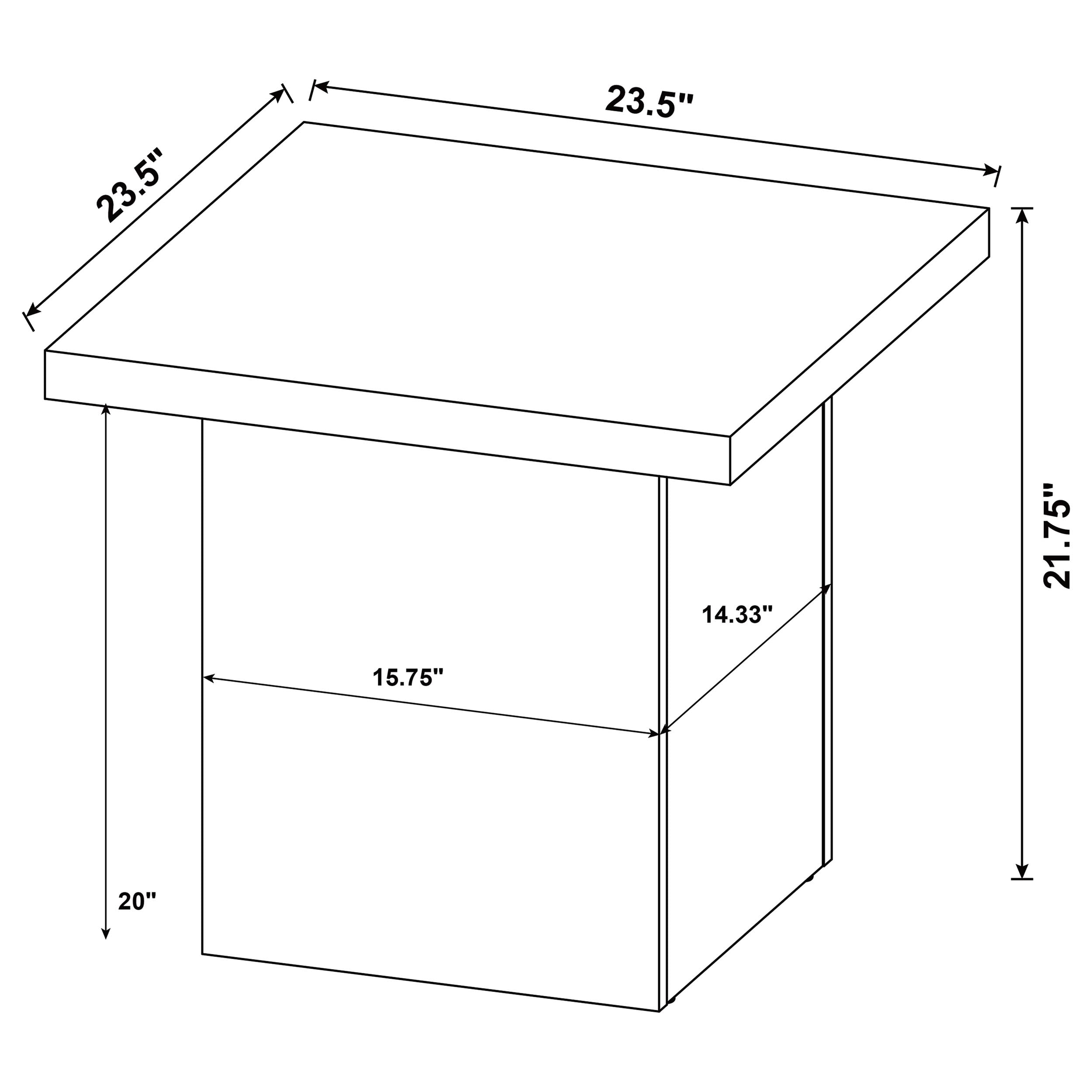 Devar End Table - Romeo & Juliet Furniture (Warren,MI)