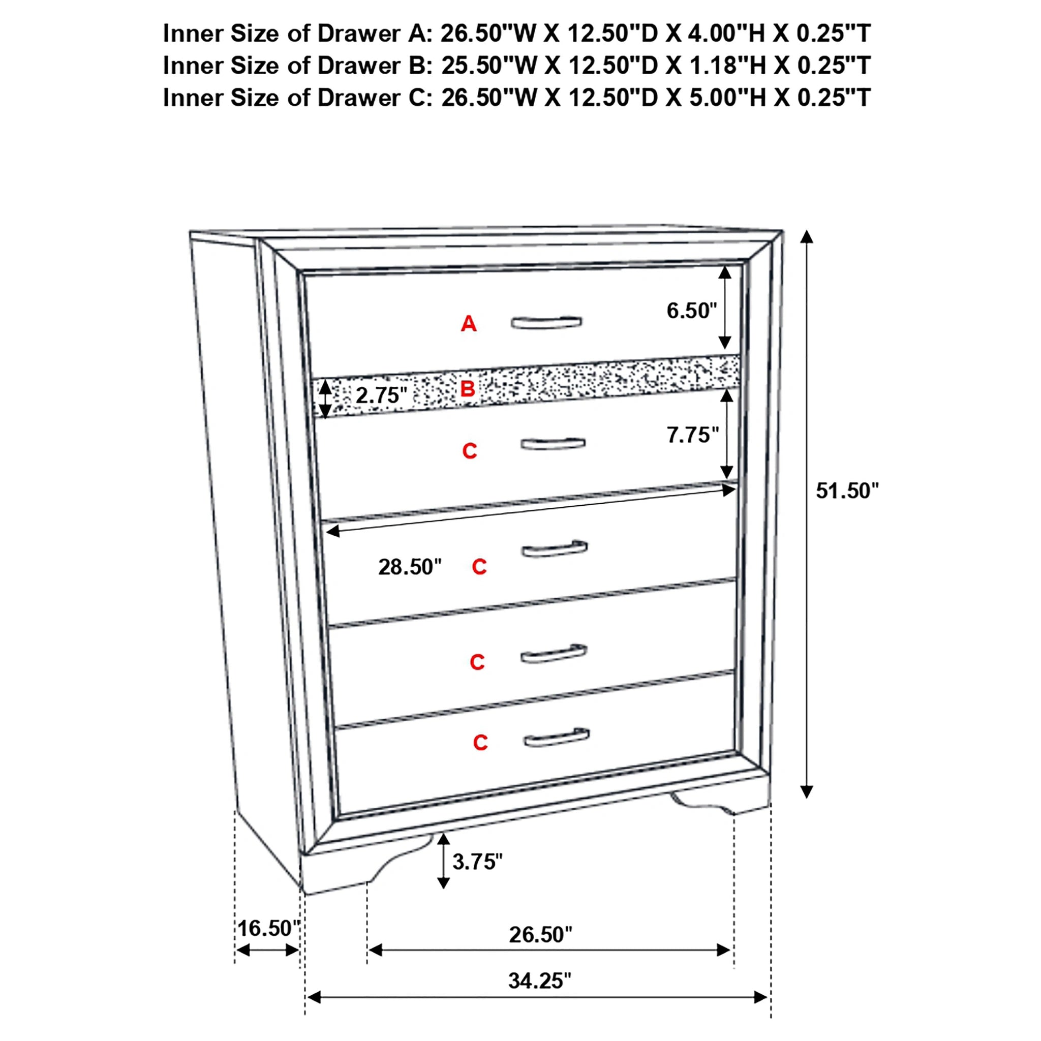 Miranda Chest of Drawers