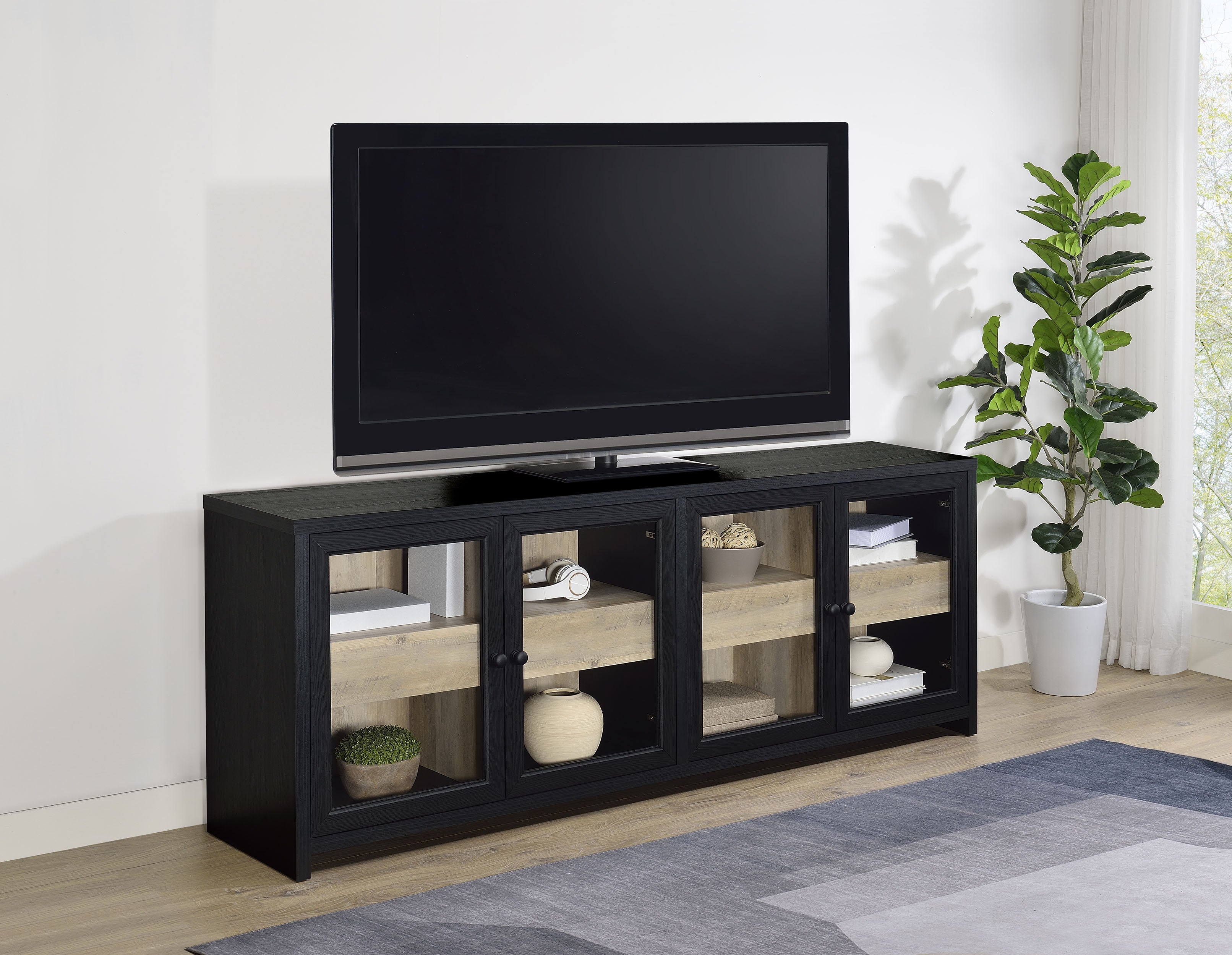 Denison TV Stand - Romeo & Juliet Furniture (Warren,MI)