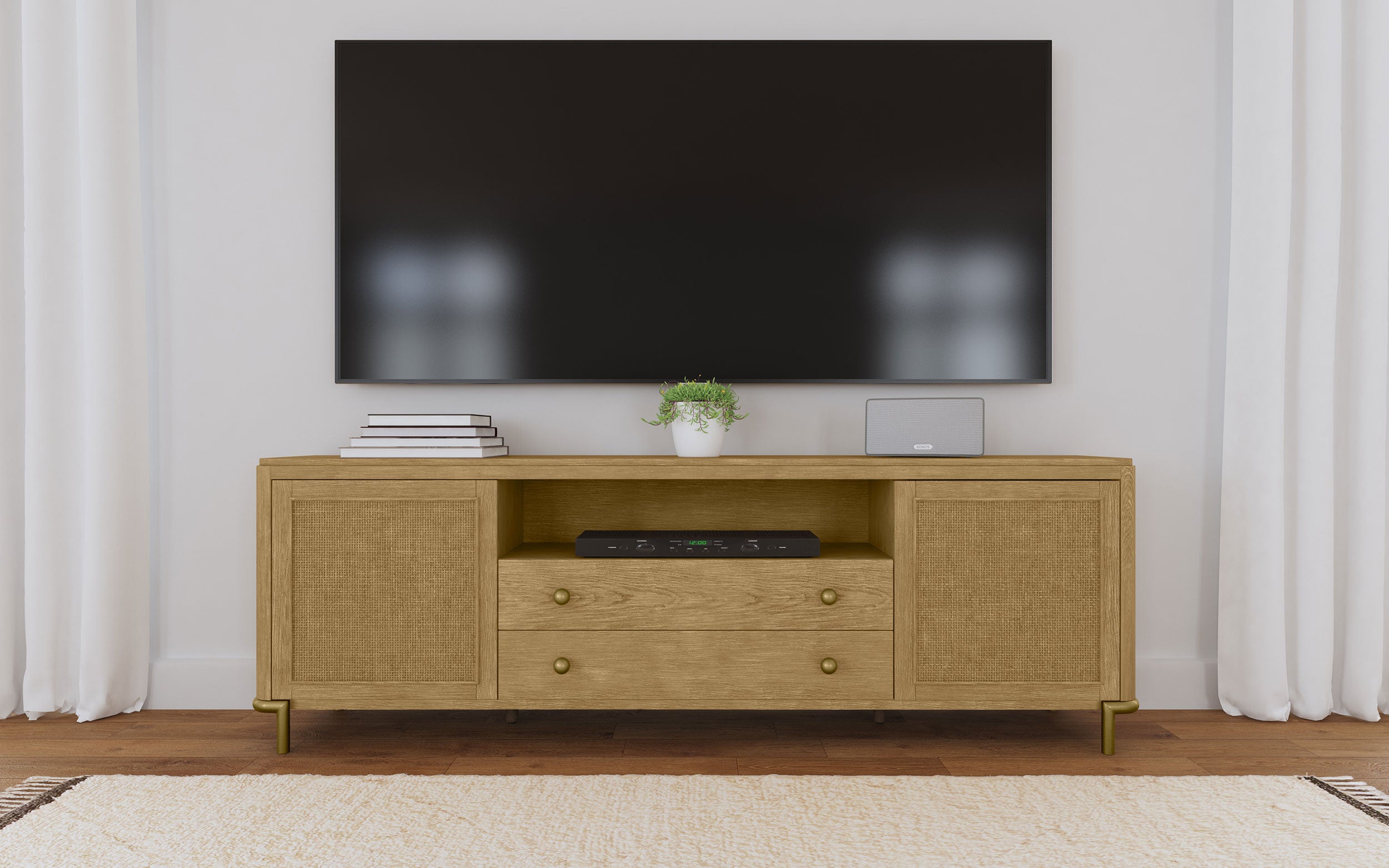 Arini TV Stand - Romeo & Juliet Furniture (Warren,MI)