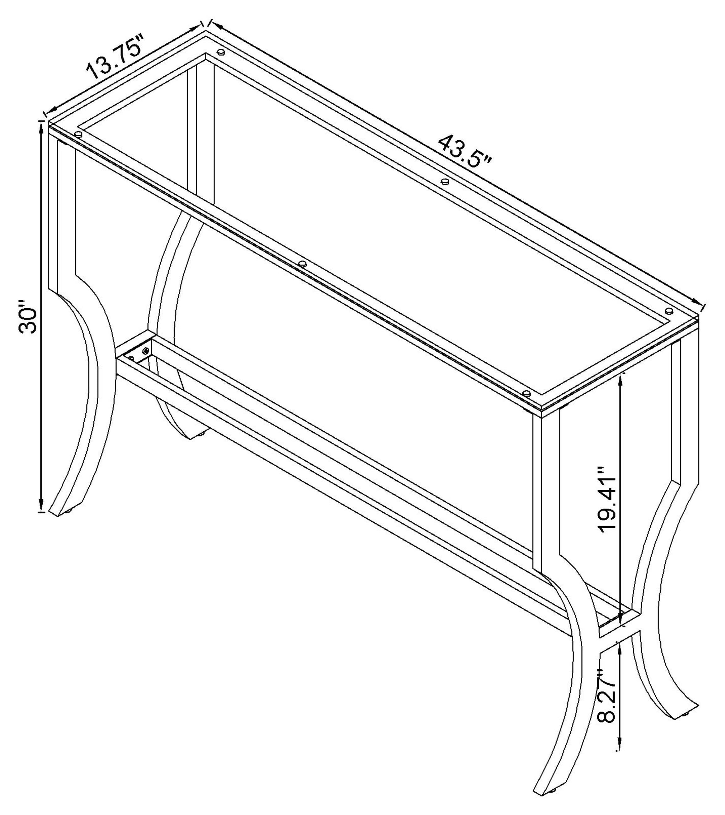 Saide Console Table - Romeo & Juliet Furniture (Warren,MI)