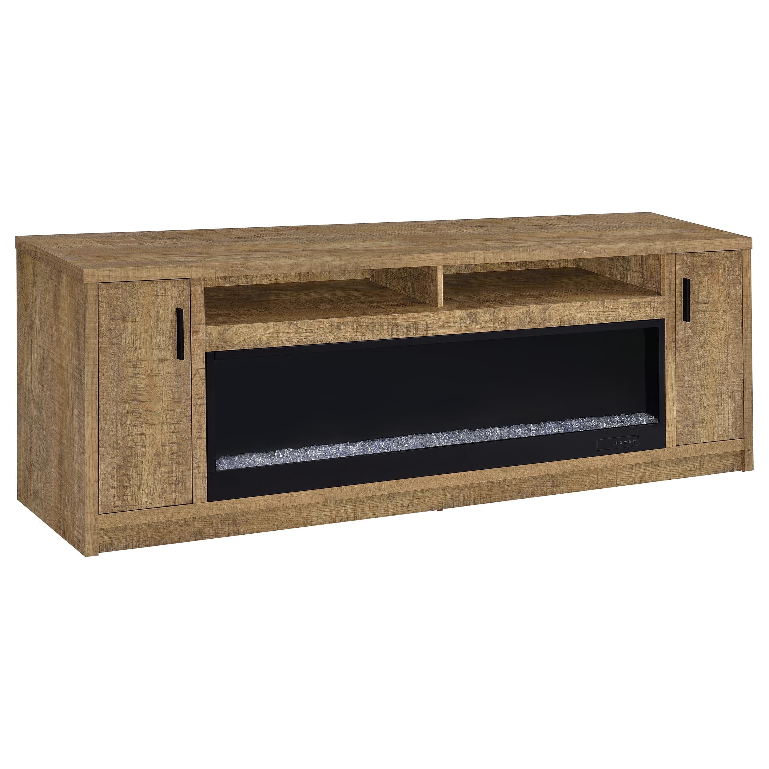 Eddy TV Stand Fireplace Console - Romeo & Juliet Furniture (Warren,MI)
