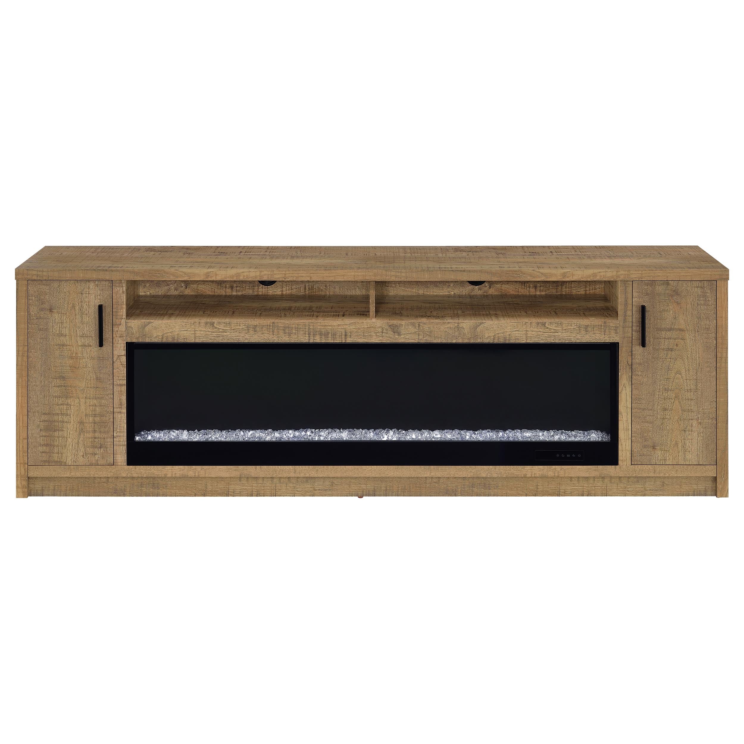 Eddy TV Stand Fireplace Console - Romeo & Juliet Furniture (Warren,MI)