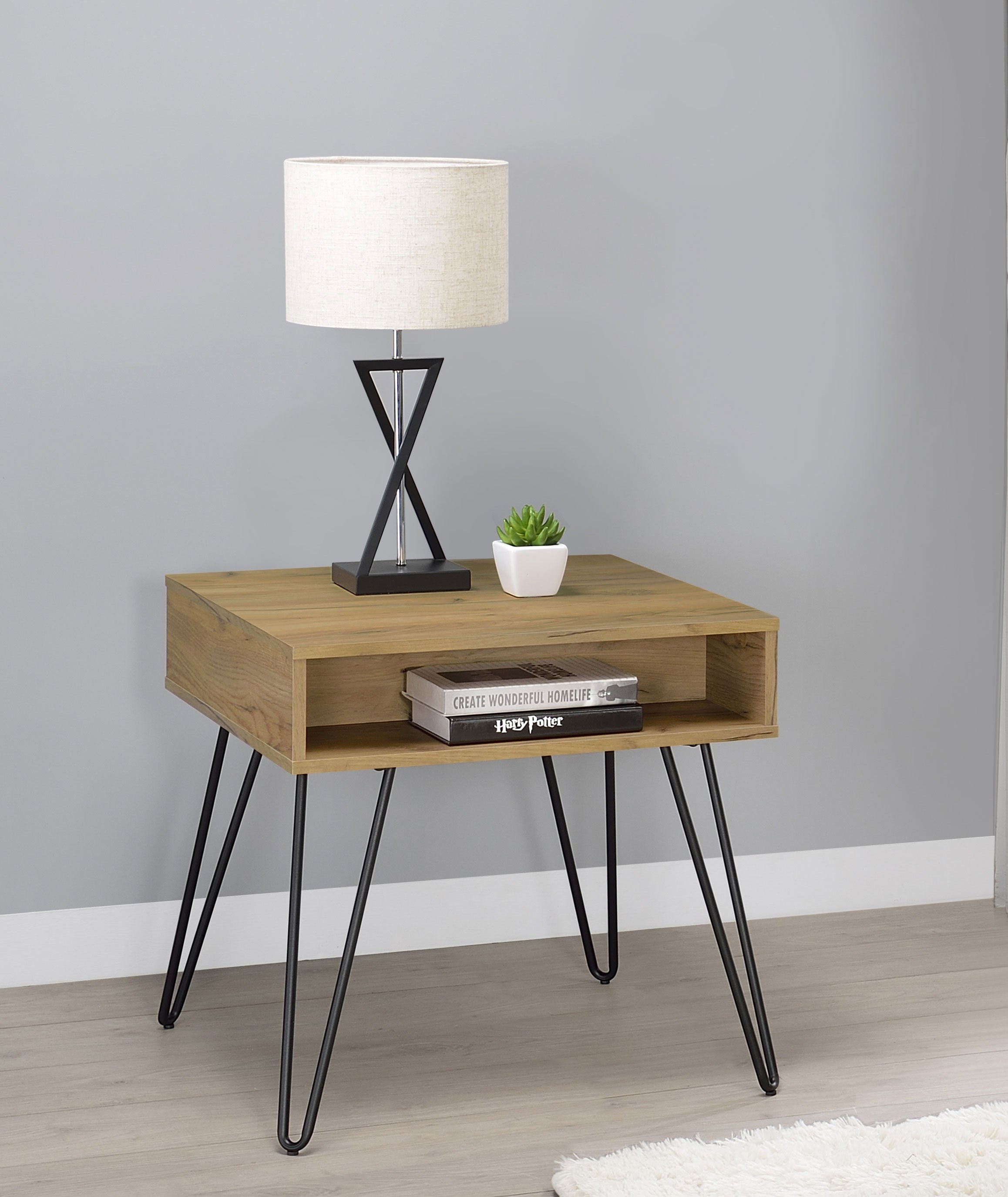 Fanning End Table - Romeo & Juliet Furniture (Warren,MI)