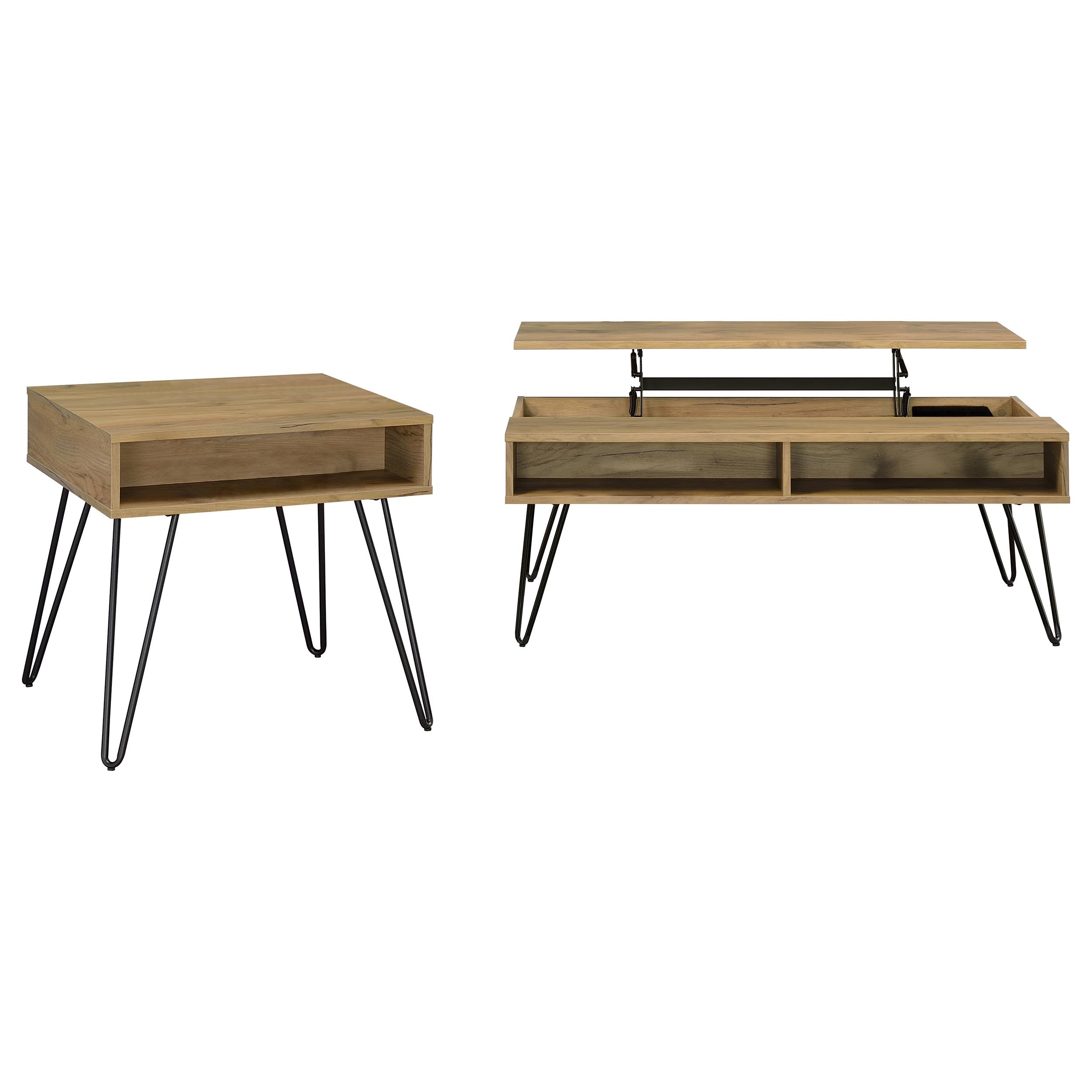 Fanning Lift-Top Coffee Table Set