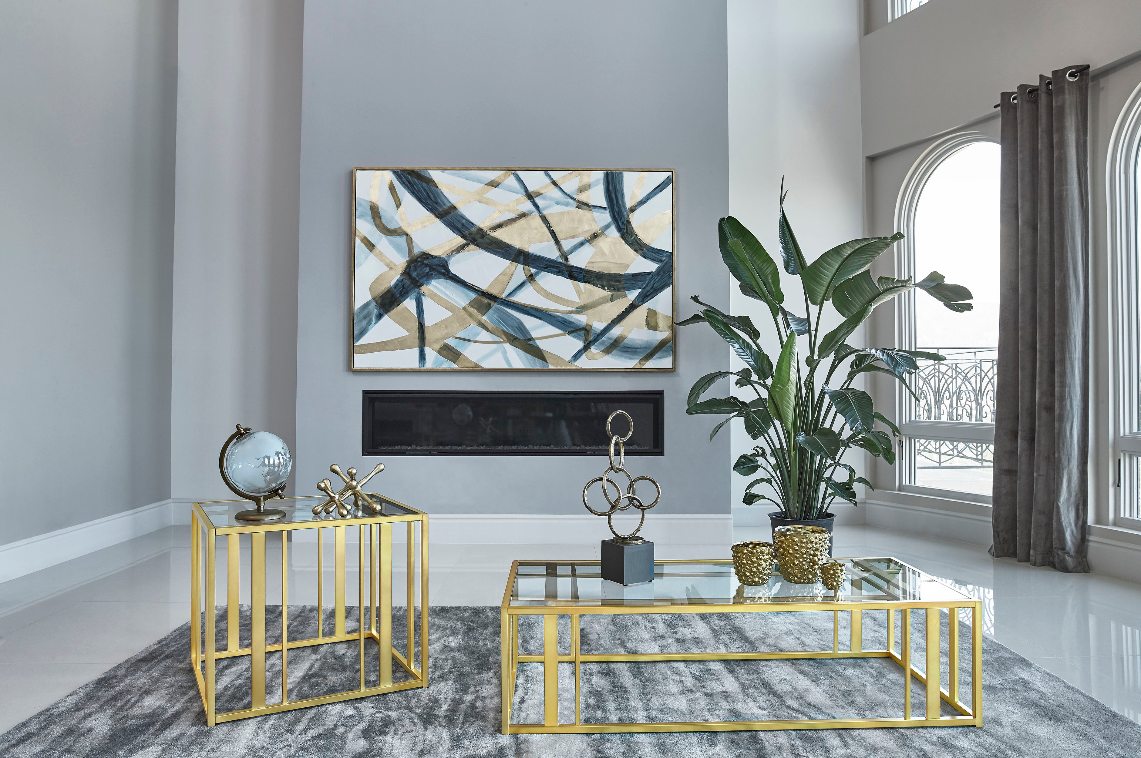 Adri Coffee Table Set - Romeo & Juliet Furniture (Warren,MI)