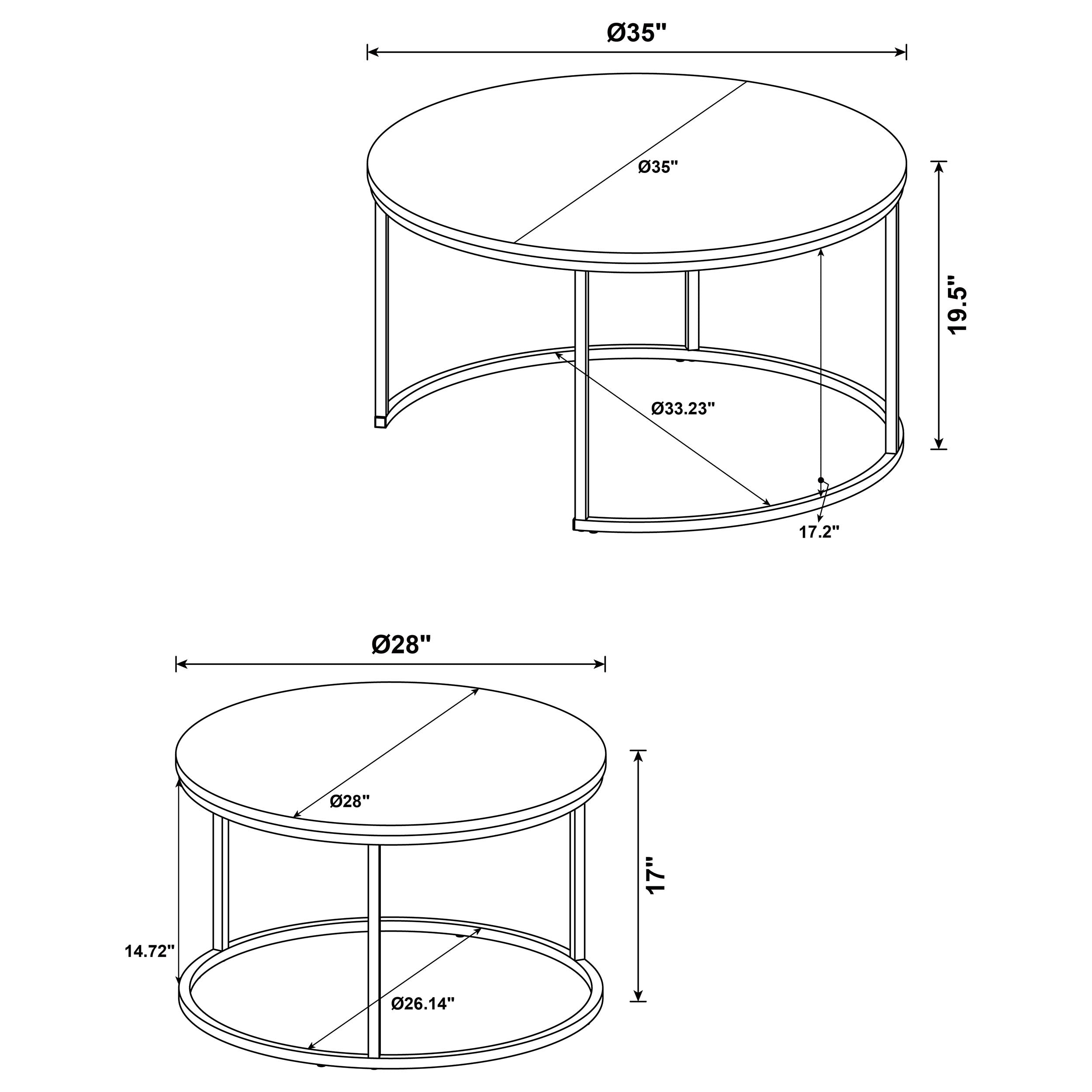 Lainey Nesting Coffee Table
