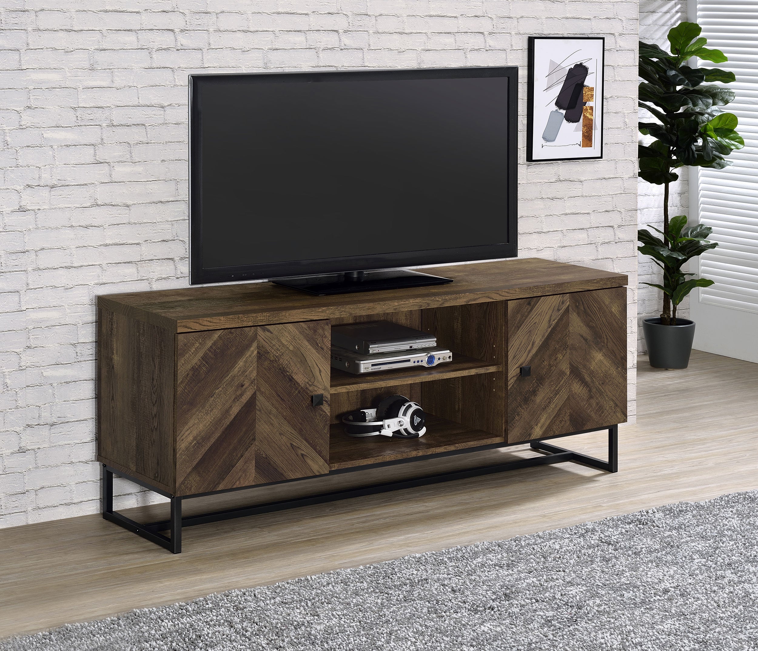 Myles TV Stand - Romeo & Juliet Furniture (Warren,MI)