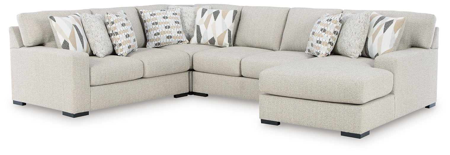 Laurelgrove Sectional with Chaise - Romeo & Juliet Furniture (Warren,MI)