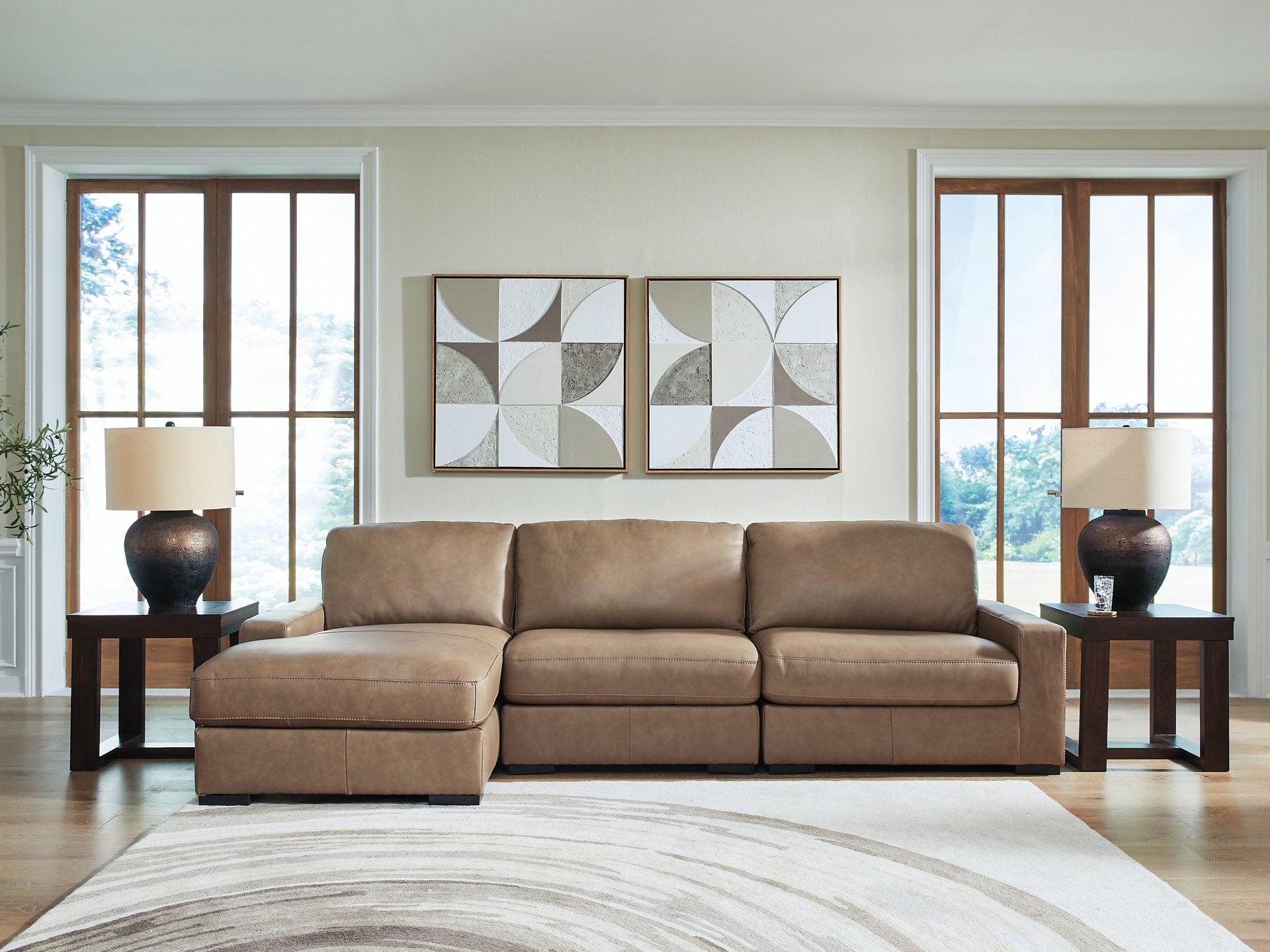 Veronella Sectional with Chaise - Romeo & Juliet Furniture (Warren,MI)
