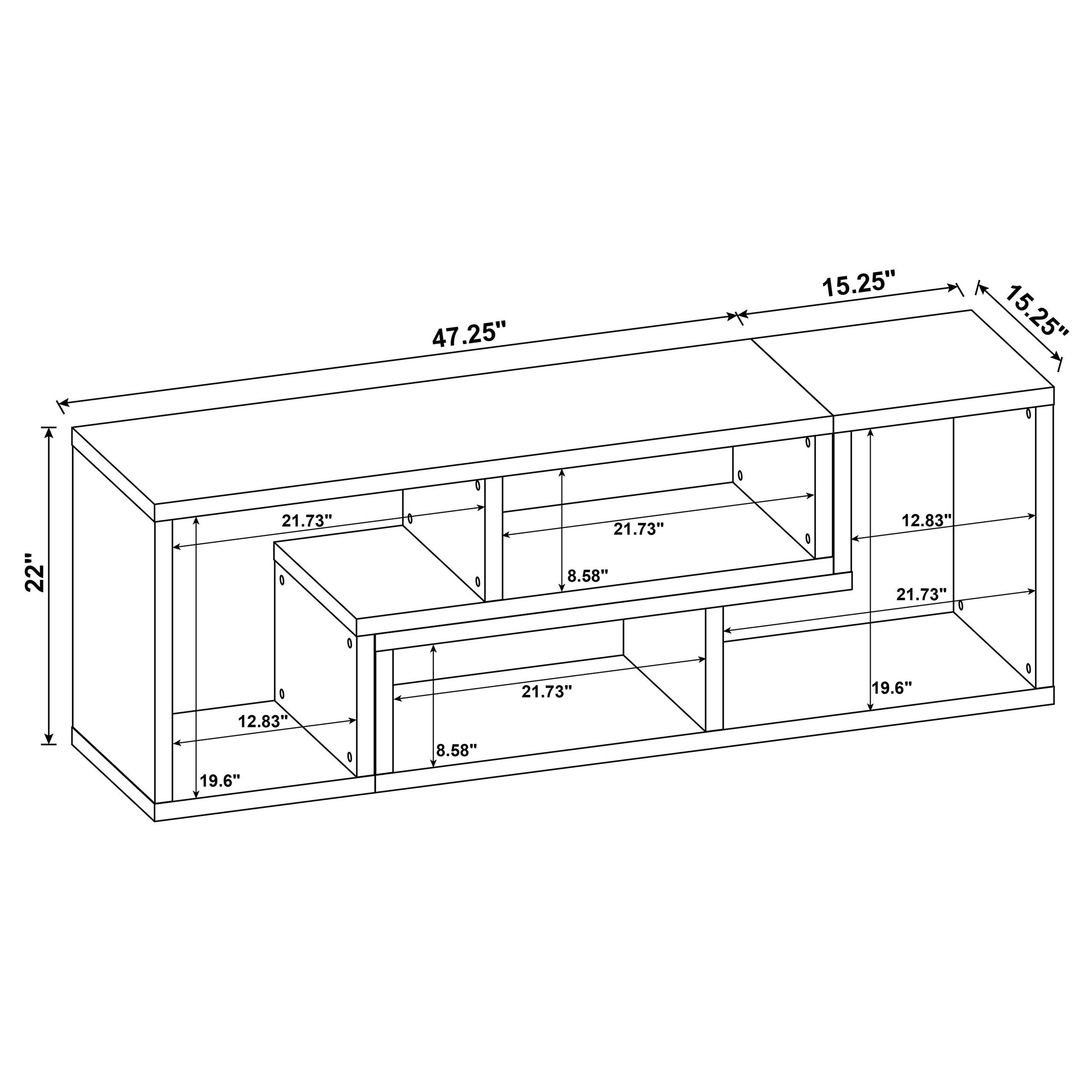 Velma Bookshelf Console - Romeo & Juliet Furniture (Warren,MI)
