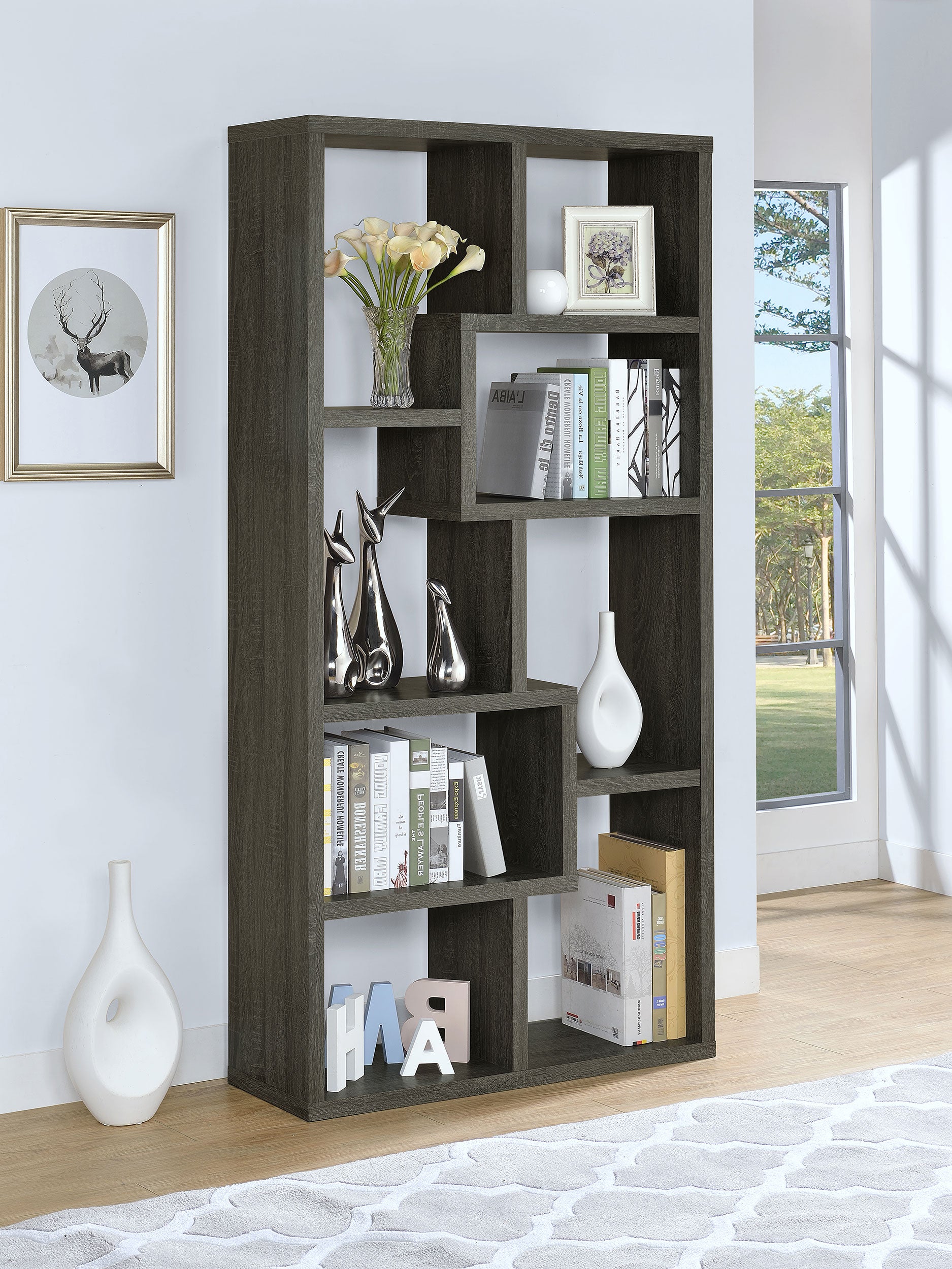 Theo Bookshelf - Romeo & Juliet Furniture (Warren,MI)