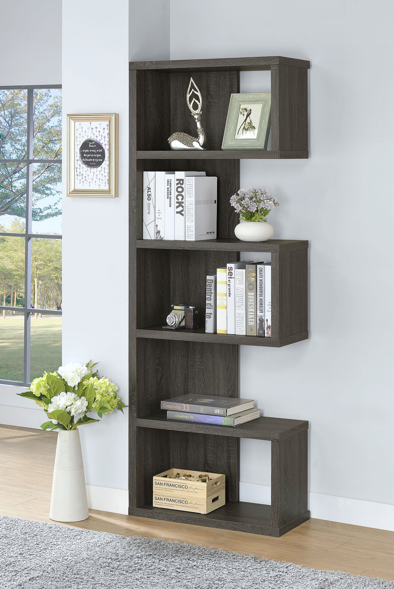 Joey Bookshelf - Romeo & Juliet Furniture (Warren,MI)
