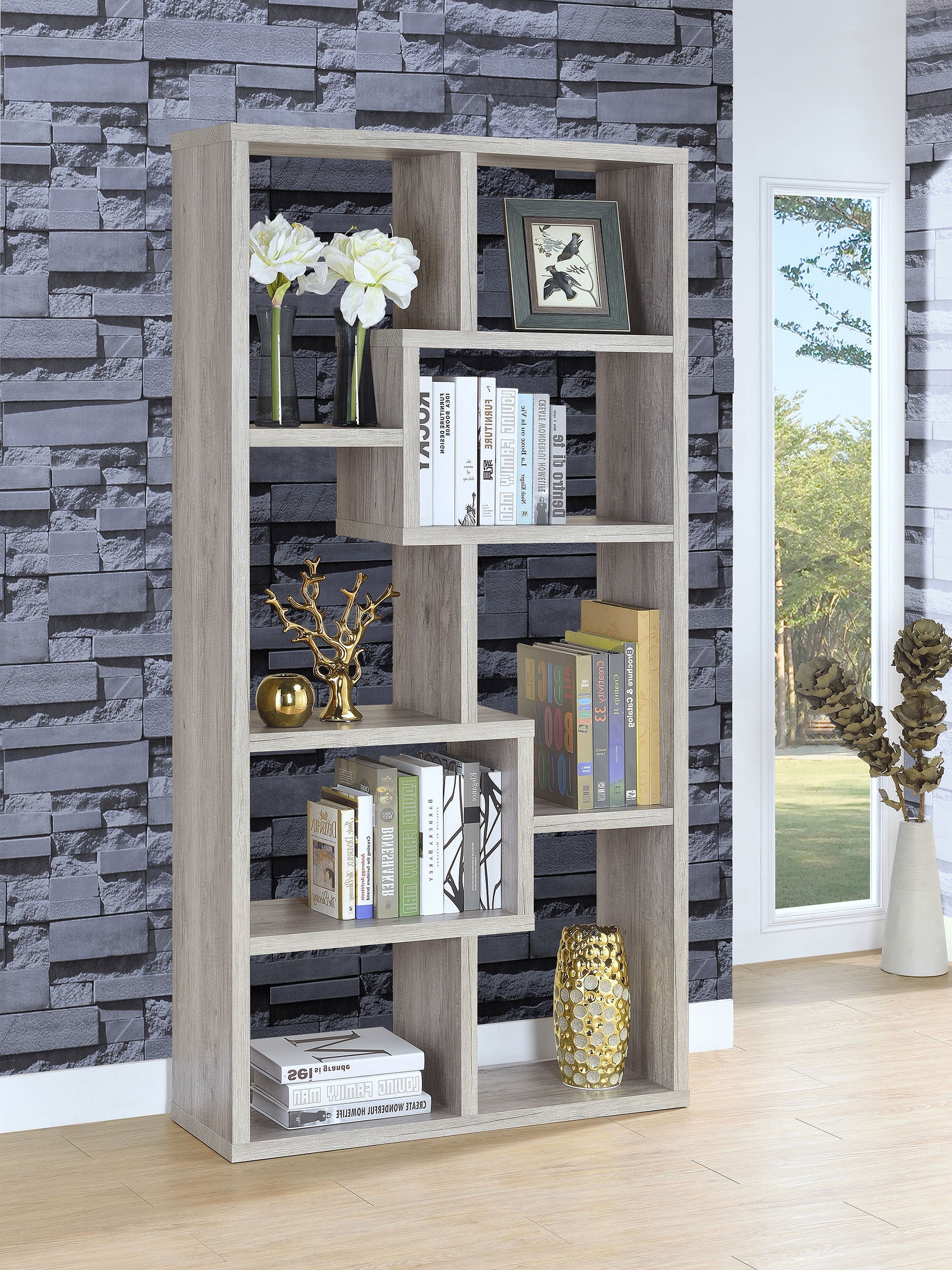 Theo Bookshelf - Romeo & Juliet Furniture (Warren,MI)
