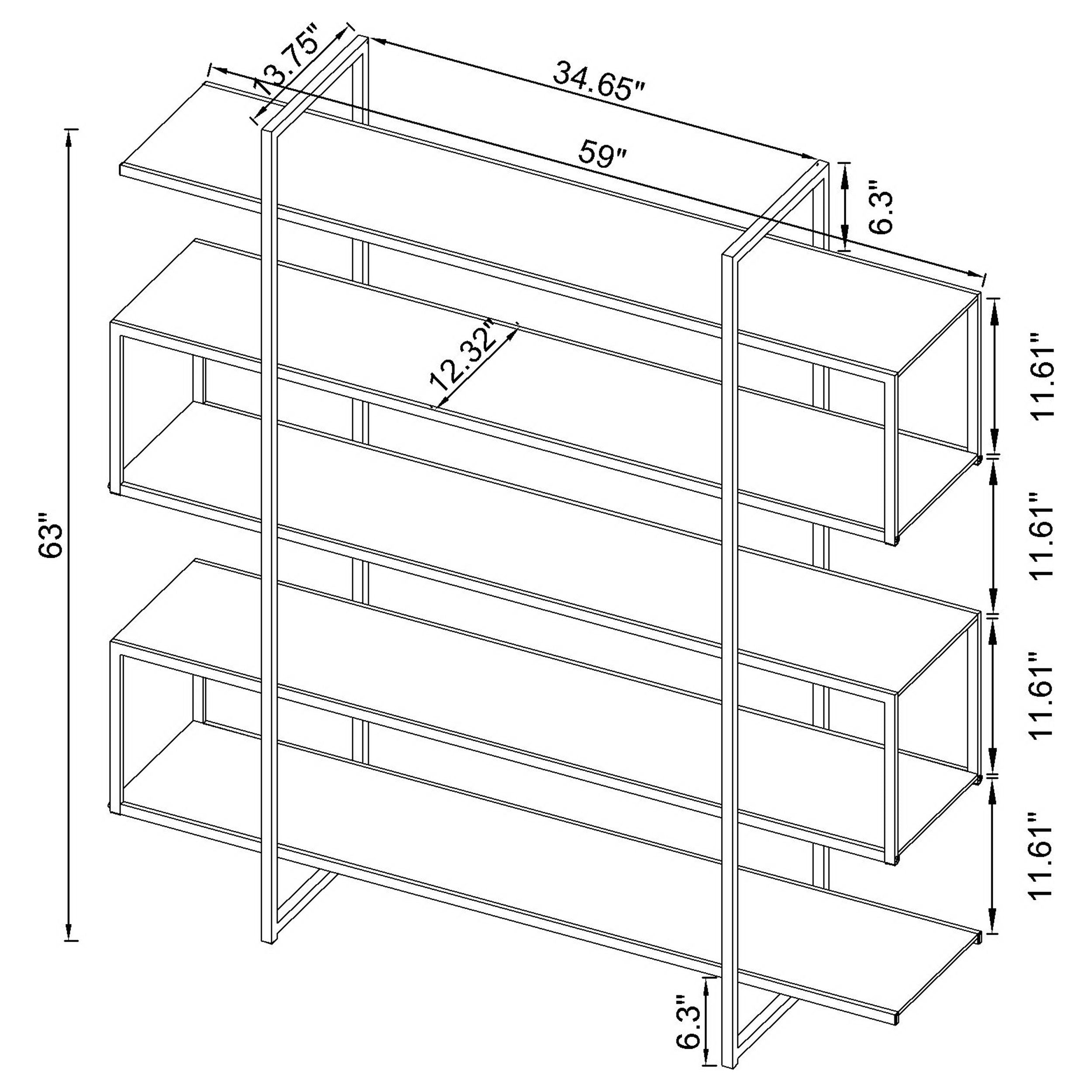 Elmer Bookshelf - Romeo & Juliet Furniture (Warren,MI)