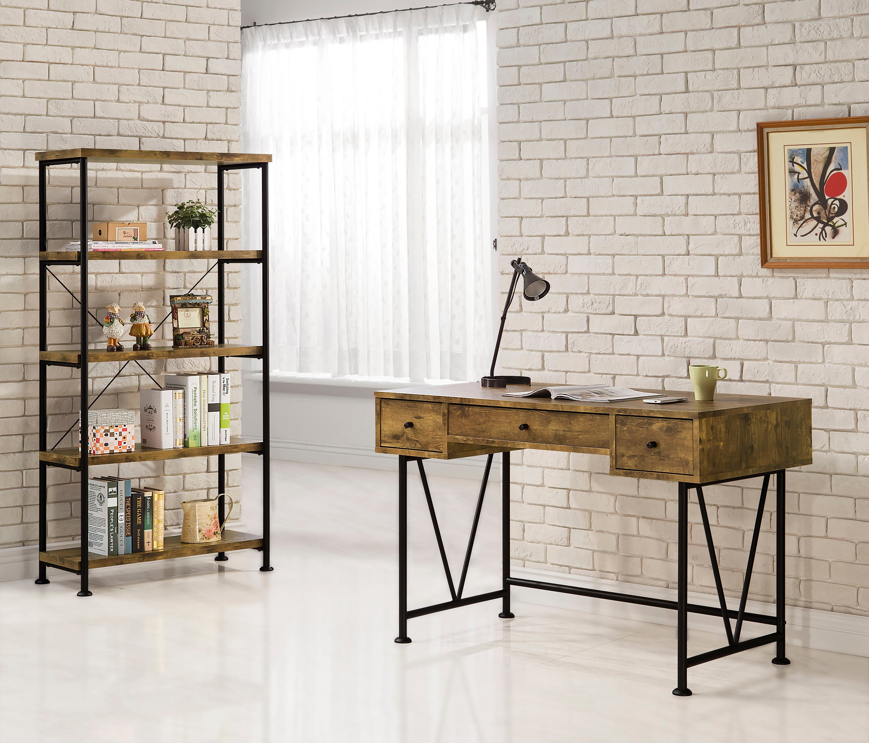 Analiese Desk Set - Romeo & Juliet Furniture (Warren,MI)