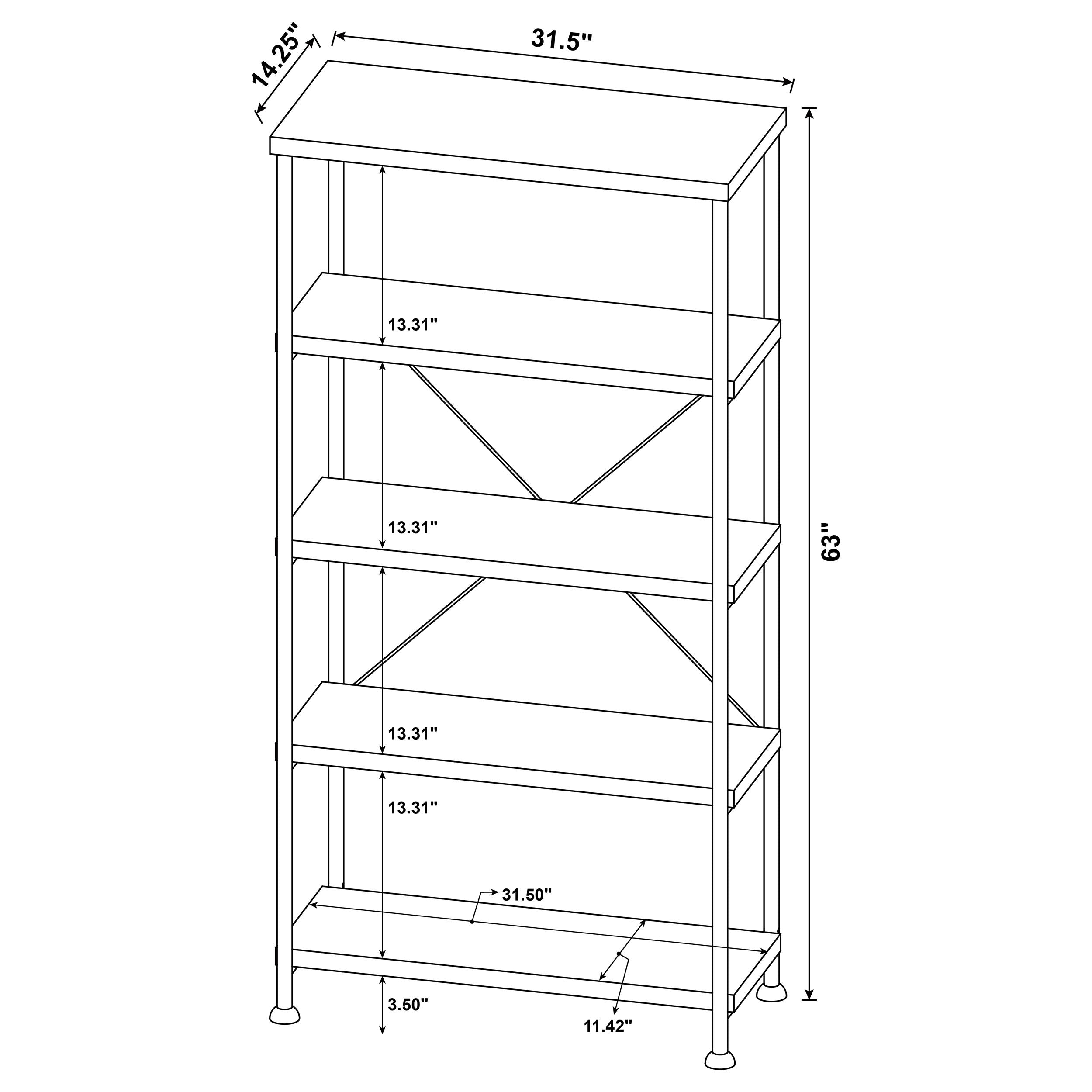 Analiese Desk Set - Romeo & Juliet Furniture (Warren,MI)
