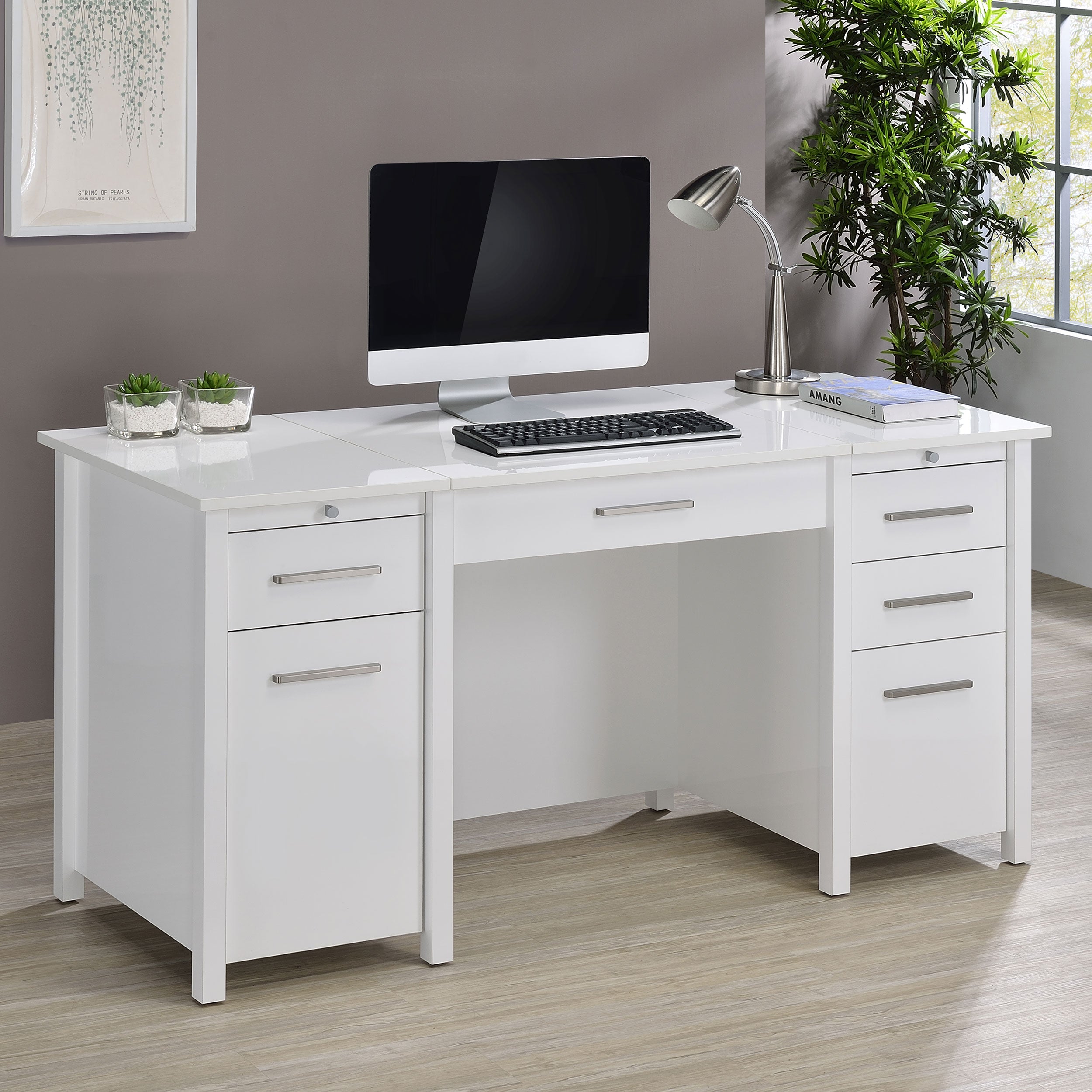 Dylan Computer Desk with Lift-Top - Romeo & Juliet Furniture (Warren,MI)