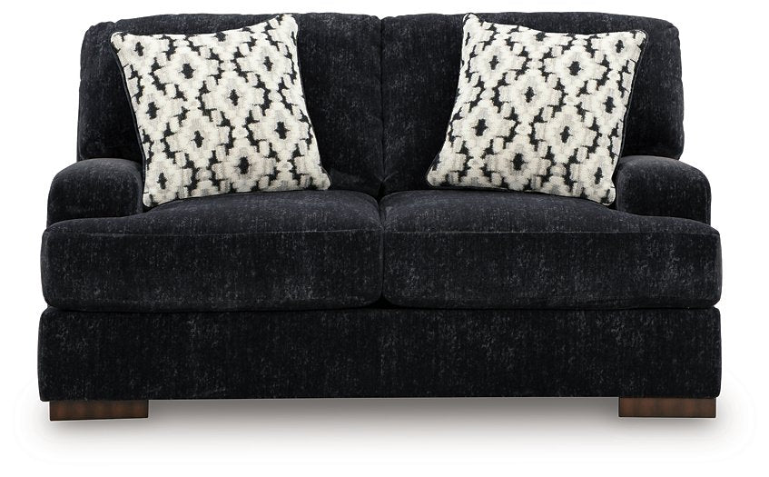 Whitmore Manor Loveseat - Romeo & Juliet Furniture (Warren,MI)