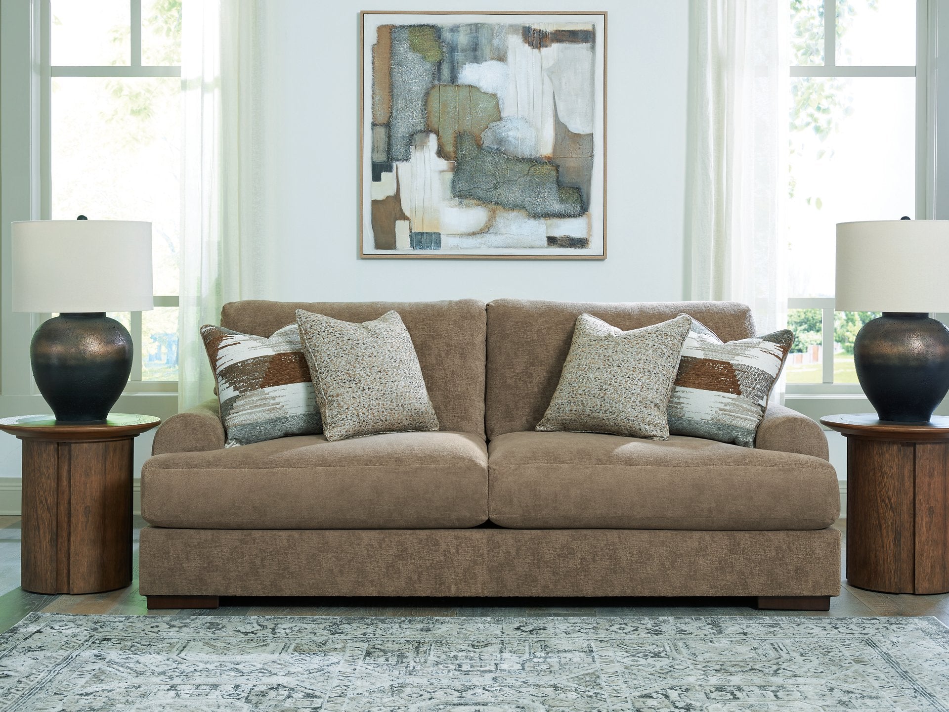 Jayne Park Sofa - Romeo & Juliet Furniture (Warren,MI)