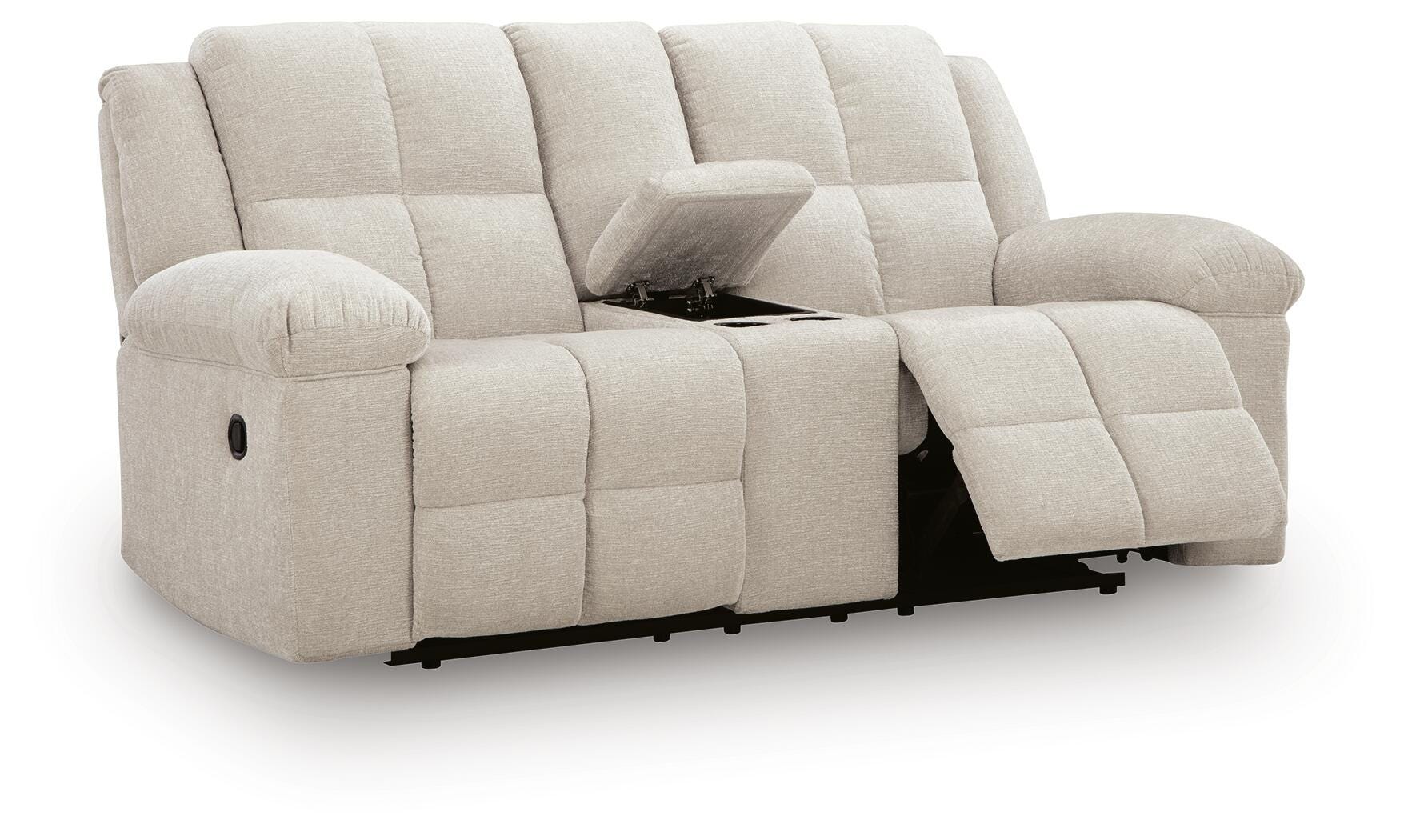 Orlen Reclining Loveseat with Console - Romeo & Juliet Furniture (Warren,MI)