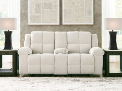 Orlen Reclining Loveseat with Console - Romeo & Juliet Furniture (Warren,MI)