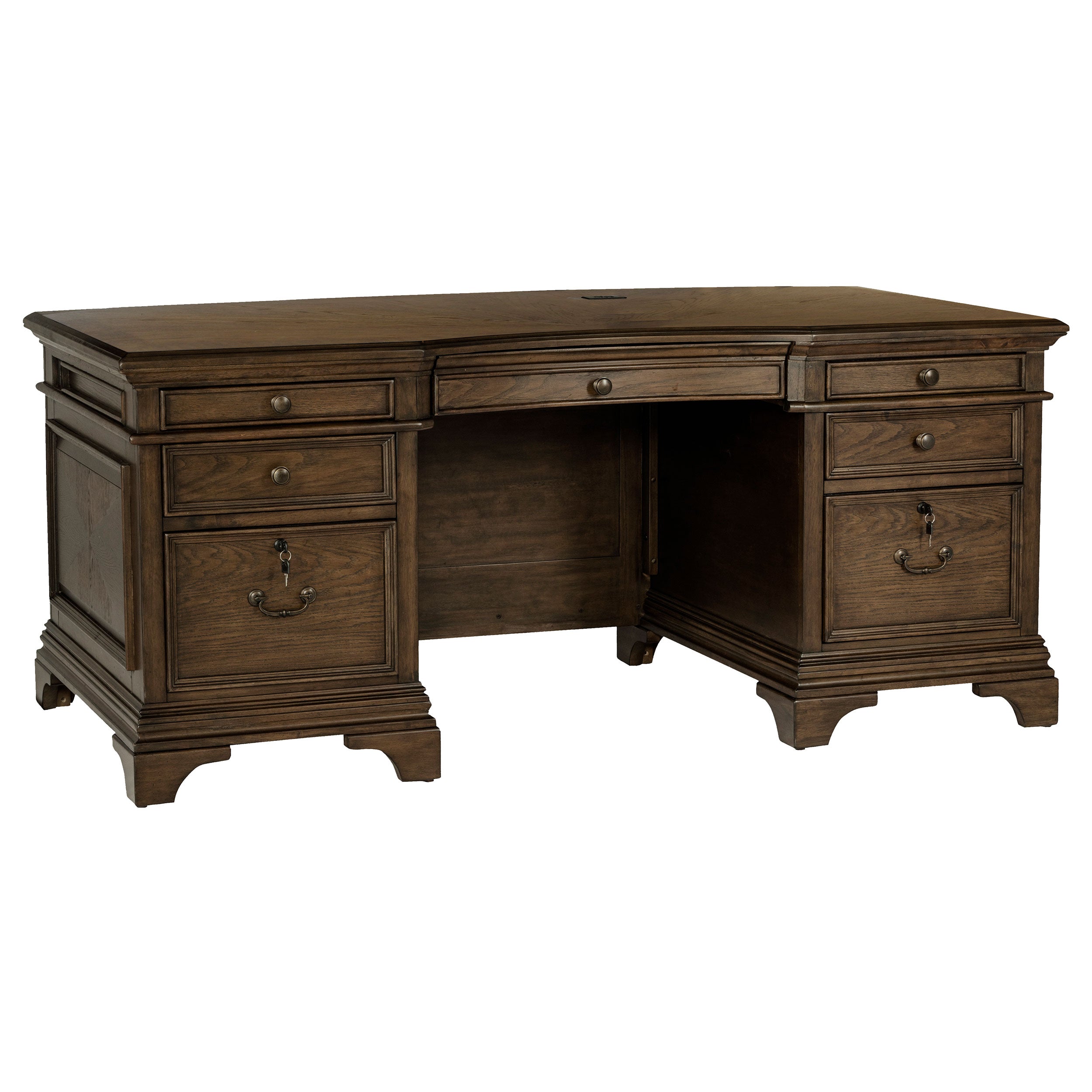 Hartshill Executive Desk - Romeo & Juliet Furniture (Warren,MI)